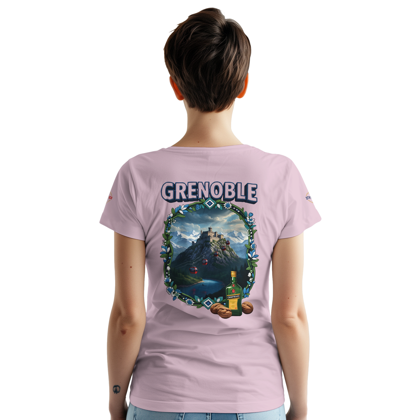 T-shirt Unisexe Grenoble - Ville de France - Coton Premium