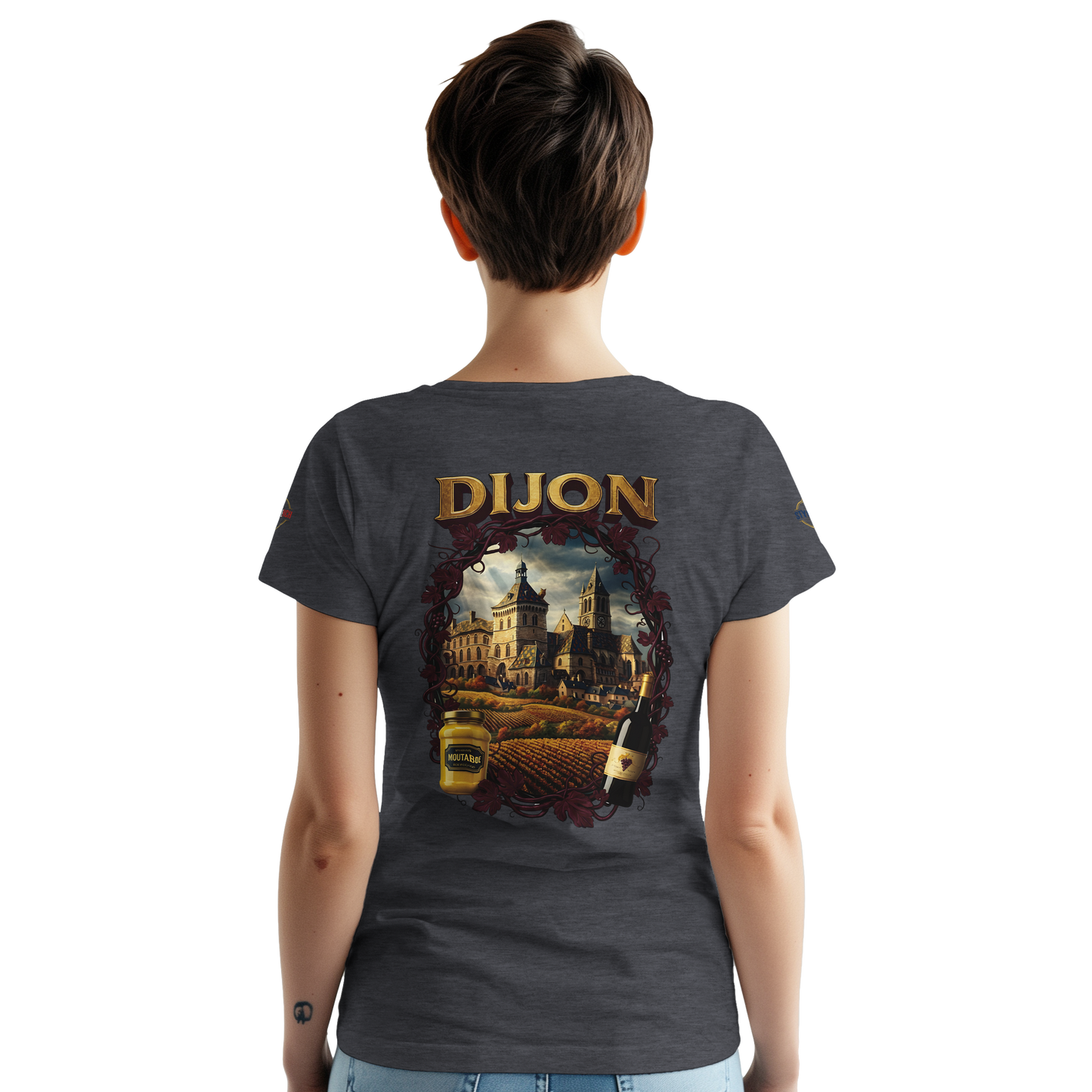 T-shirt Unisexe Dijon – Ville de France en Coton Premium