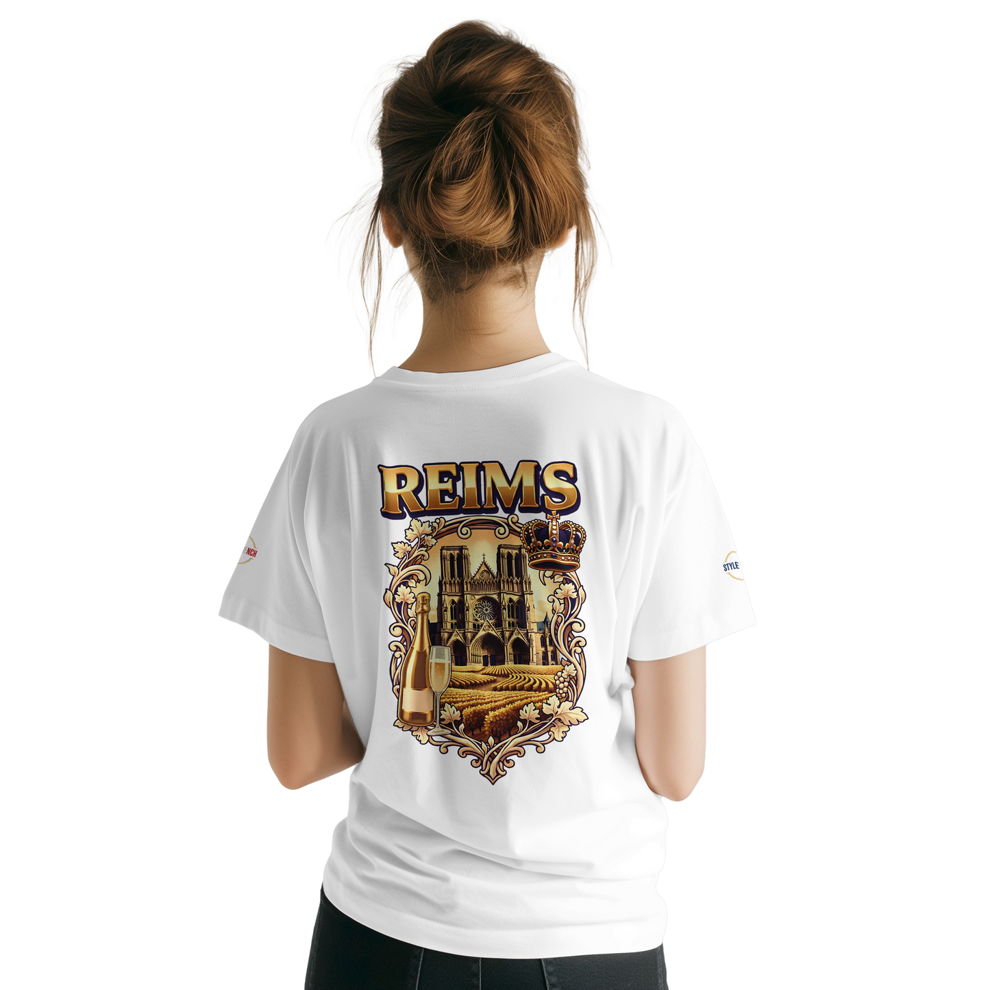 T-shirt Unisexe Reims - Ville de France - Design Premium