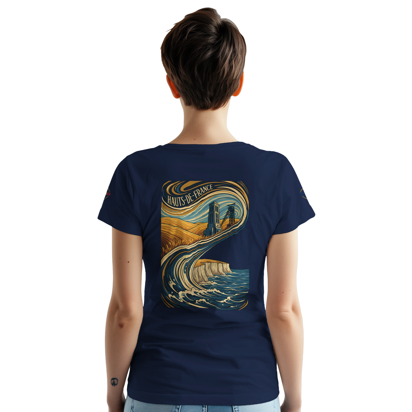 T-shirt Unisexe Haut de France - Coton Épais Premium