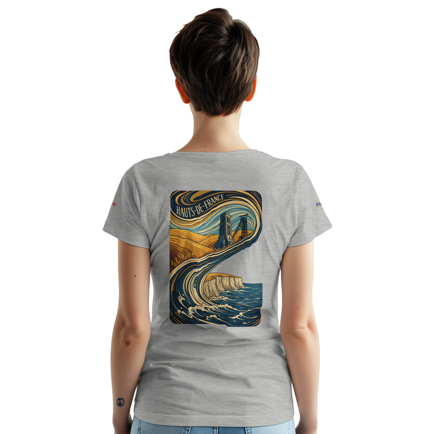 T-shirt Unisexe Haut de France - Coton Épais Premium