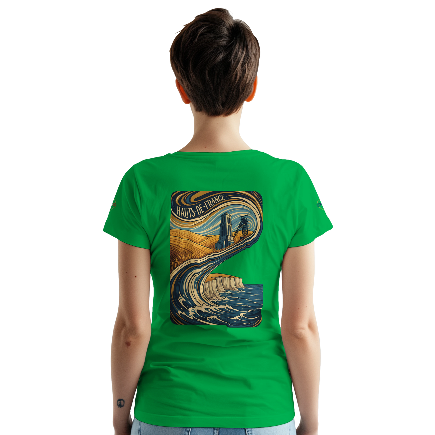 T-shirt Unisexe Haut de France - Coton Épais Premium