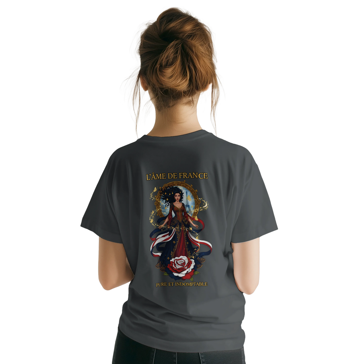 T-shirt  femme L'âme de France – Premium Cotton Tee with Classic French Design