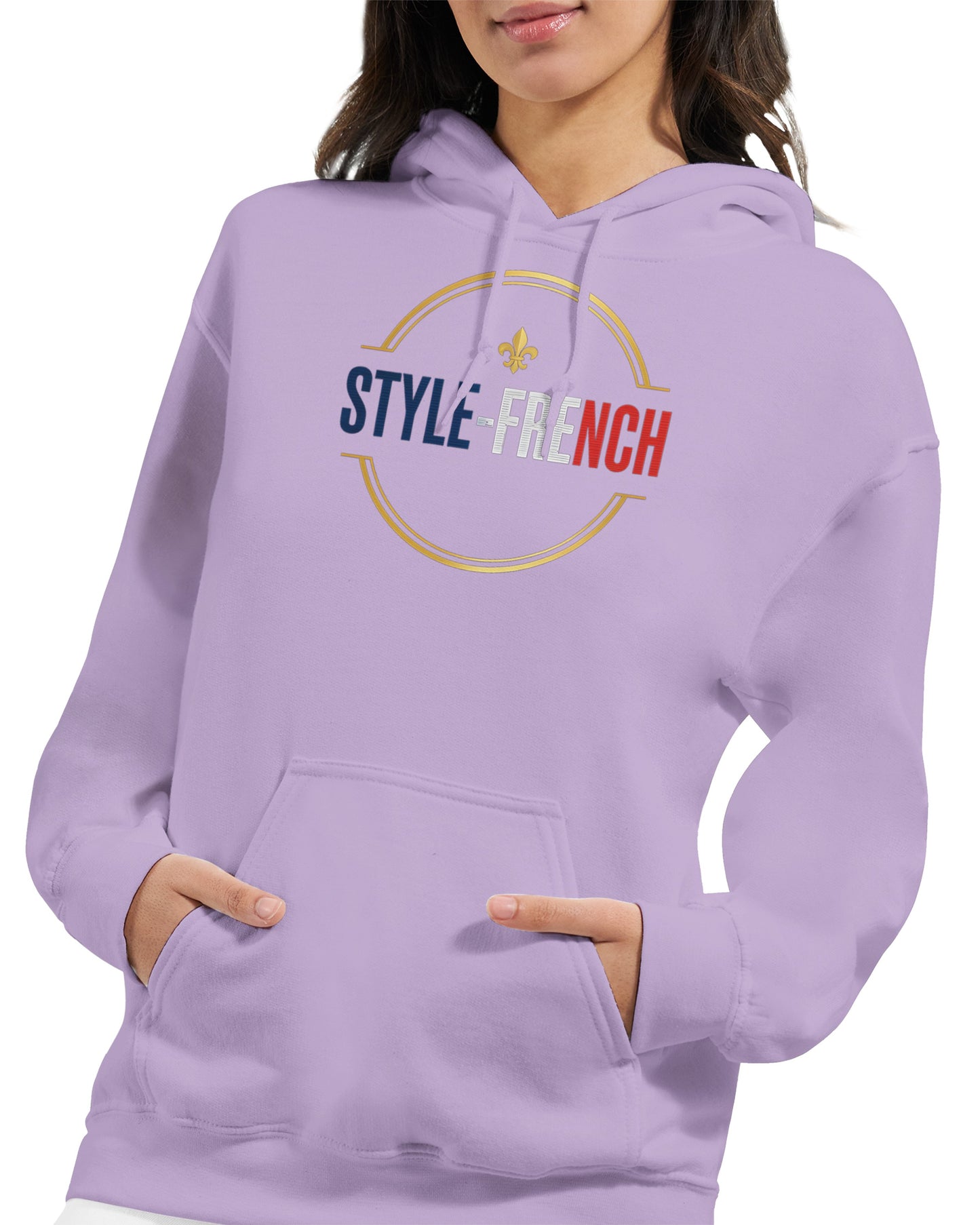 Sweat à capuche femme Debout la France - Hoodie en coton mélangé premium