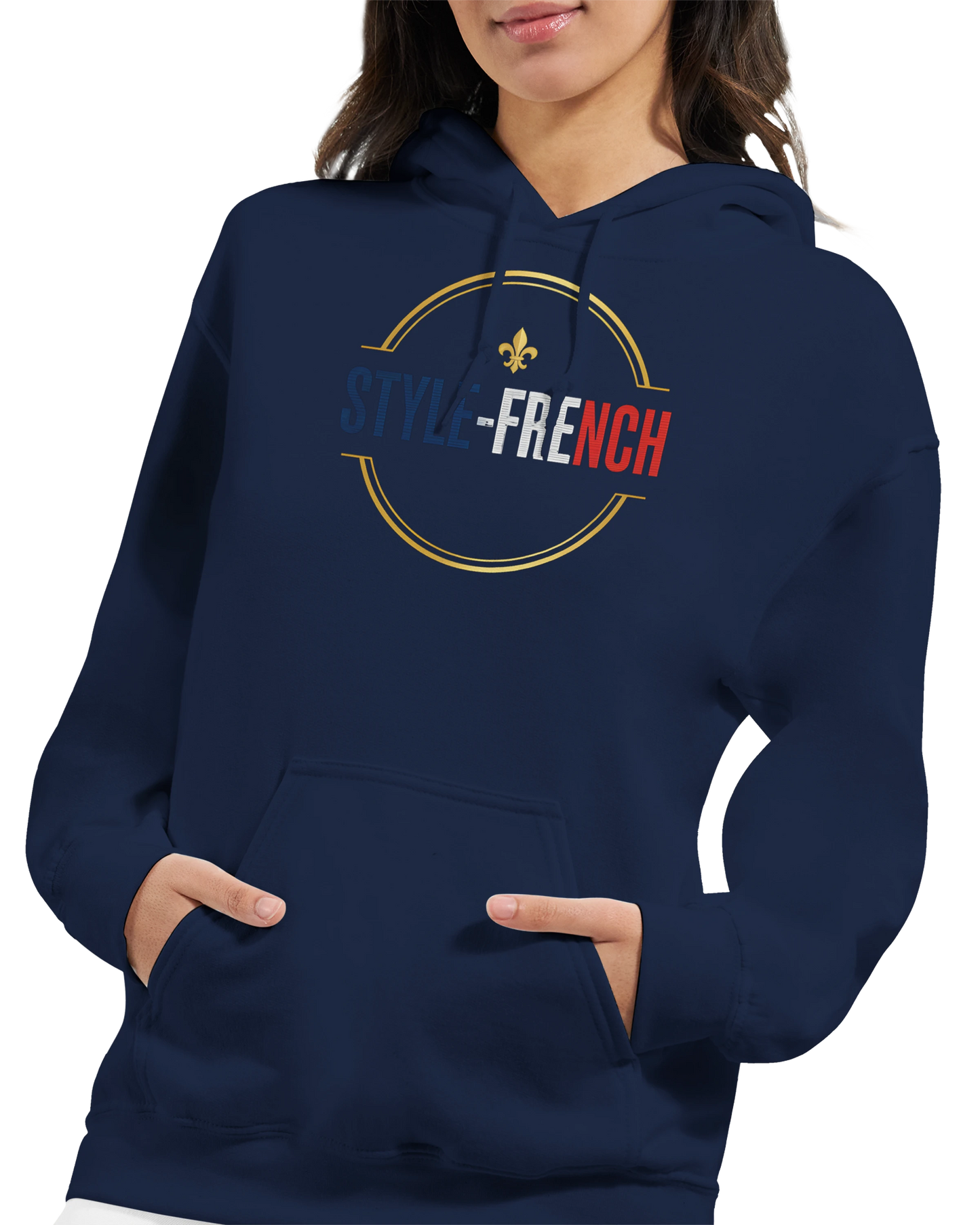 Sweat à capuche femme Rose Cathédrale – Confort Premium