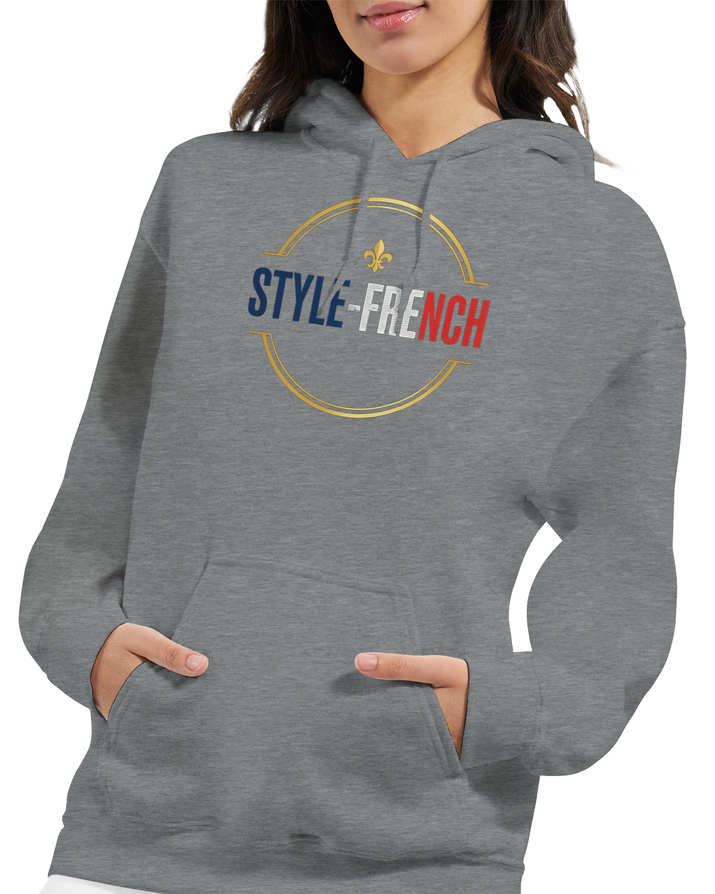 Sweat à capuche femme Rose Cathédrale – Confort Premium