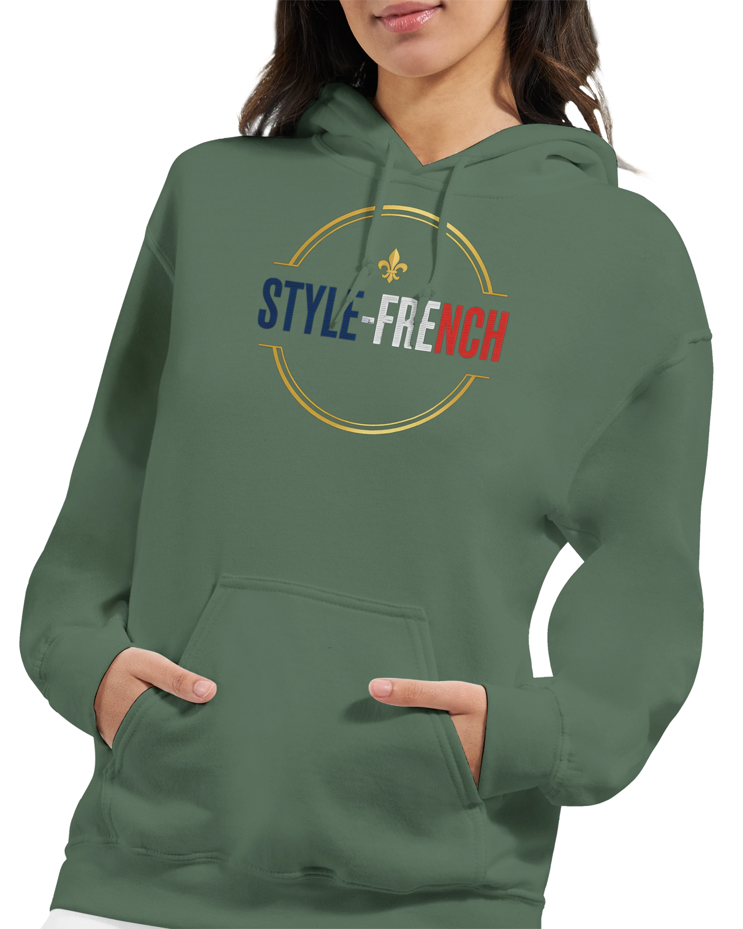 Sweat à capuche femme Rose Cathédrale – Confort Premium