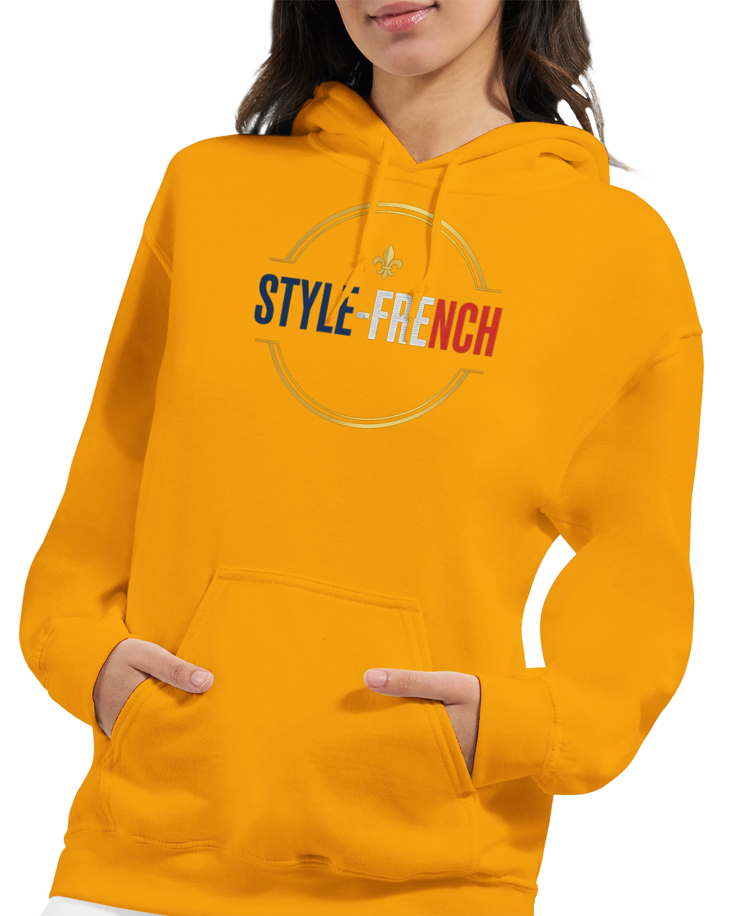 Sweat à capuche femme Rose Cathédrale – Confort Premium
