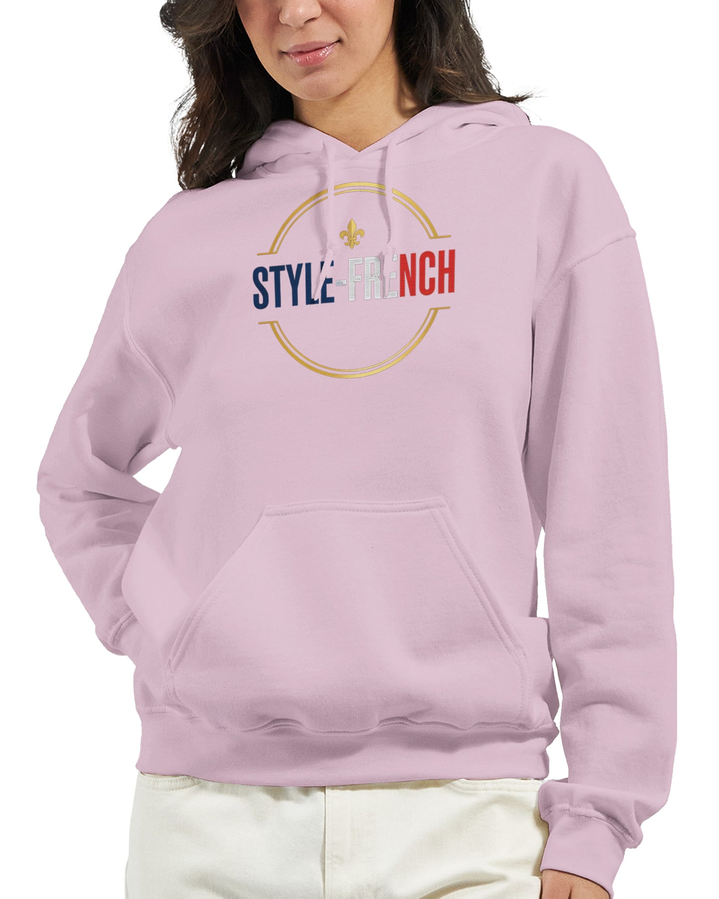 Sweat à capuche femme Debout la France - Hoodie en coton mélangé premium