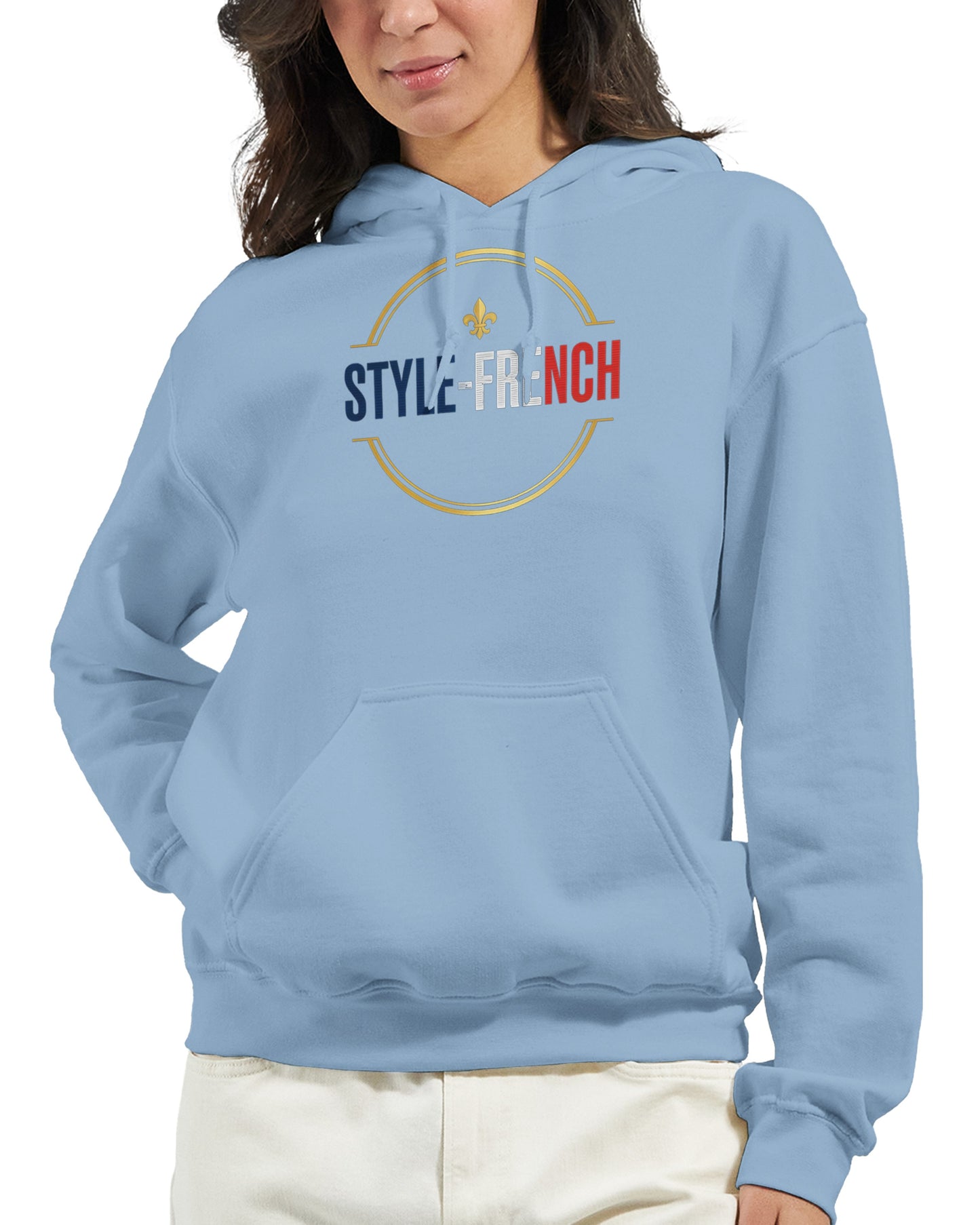 Sweat à capuche femme Debout la France - Hoodie en coton mélangé premium