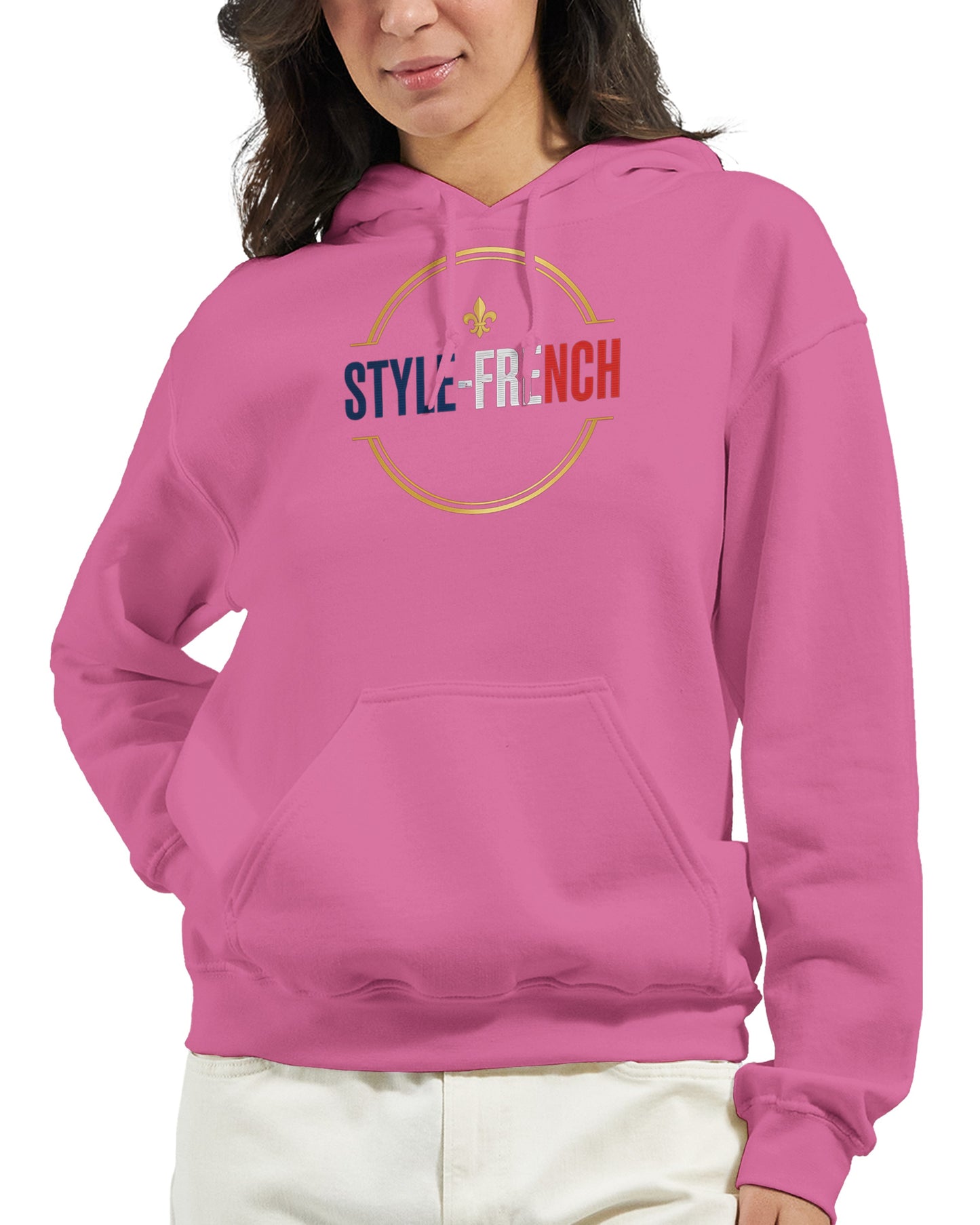Sweat à capuche femme  Vive la France – Hoodie Premium Confortable et Résistant