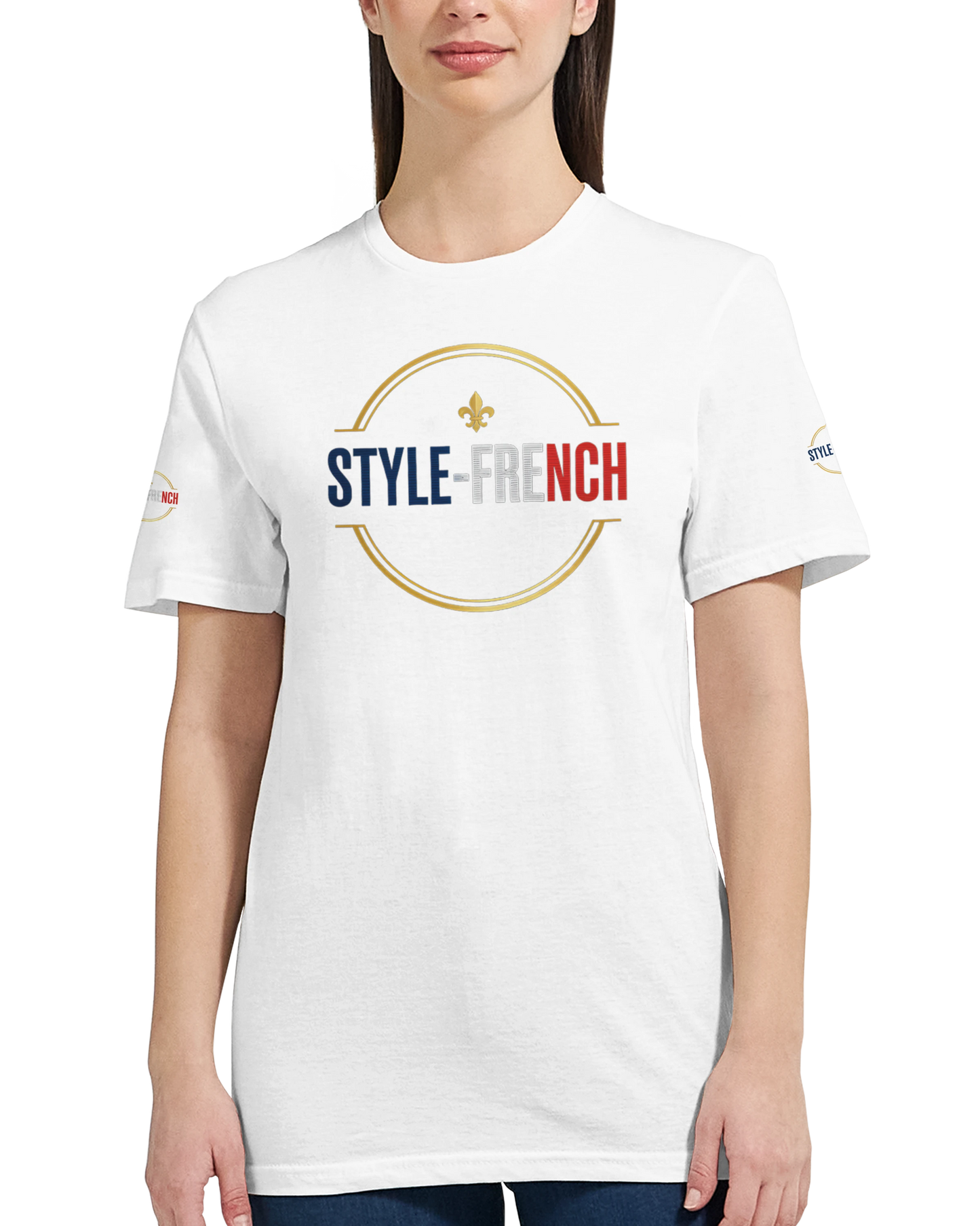 T-shirt Femme Liberté - Coton Premium Semi-Ajusté