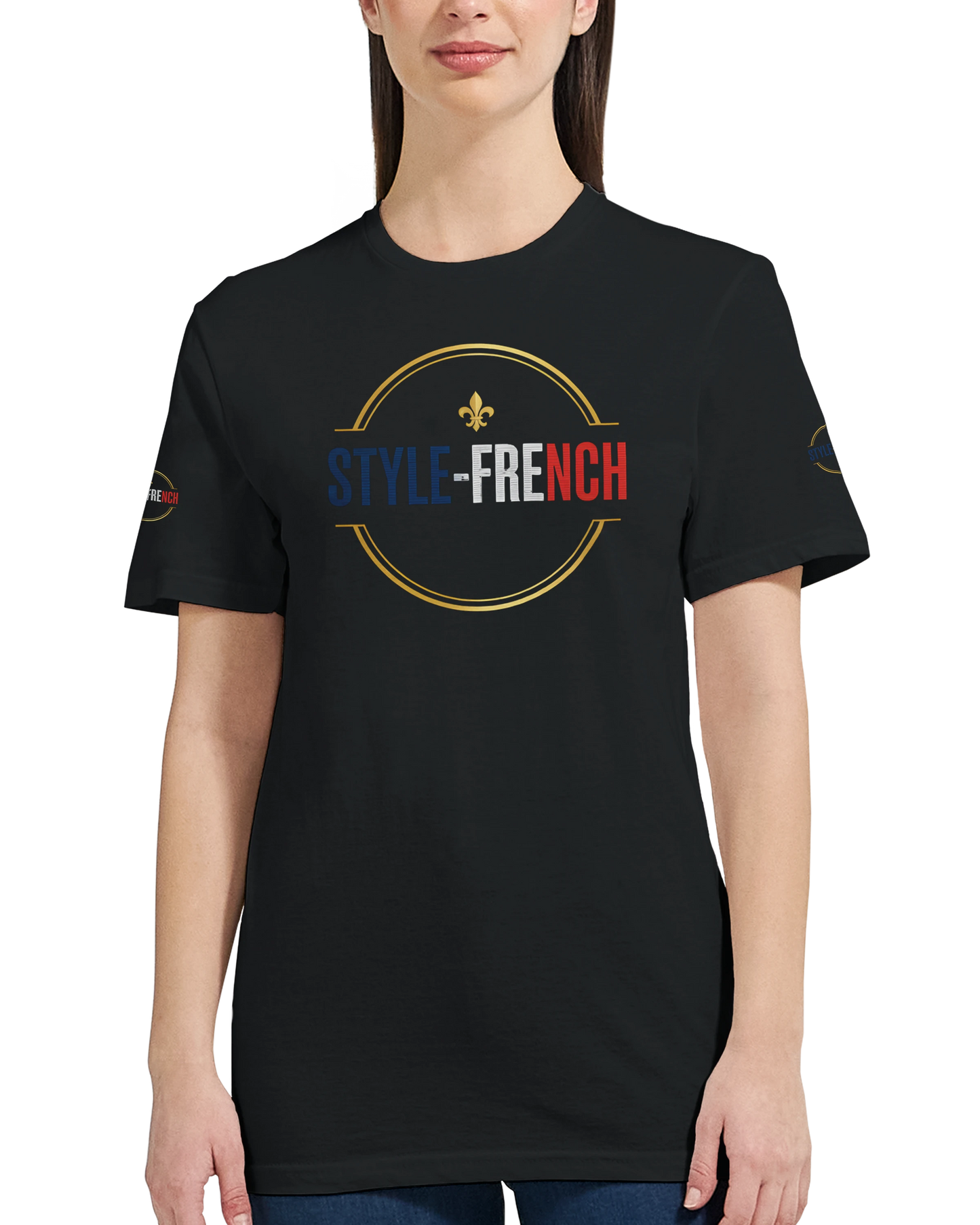 T-shirt Femme Liberté - Coton Premium Semi-Ajusté