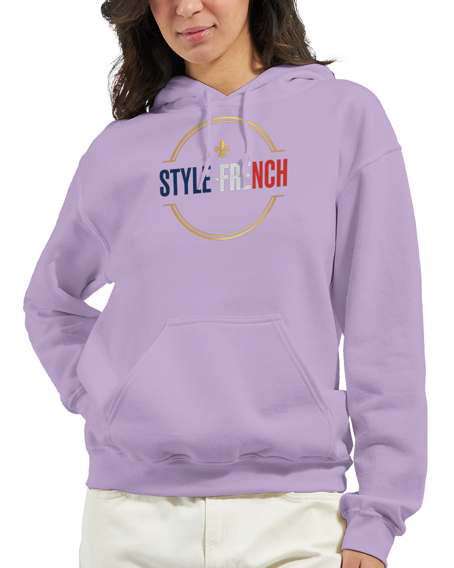Sweat à Capuche Femme Fière d'être Française - Confort Premium