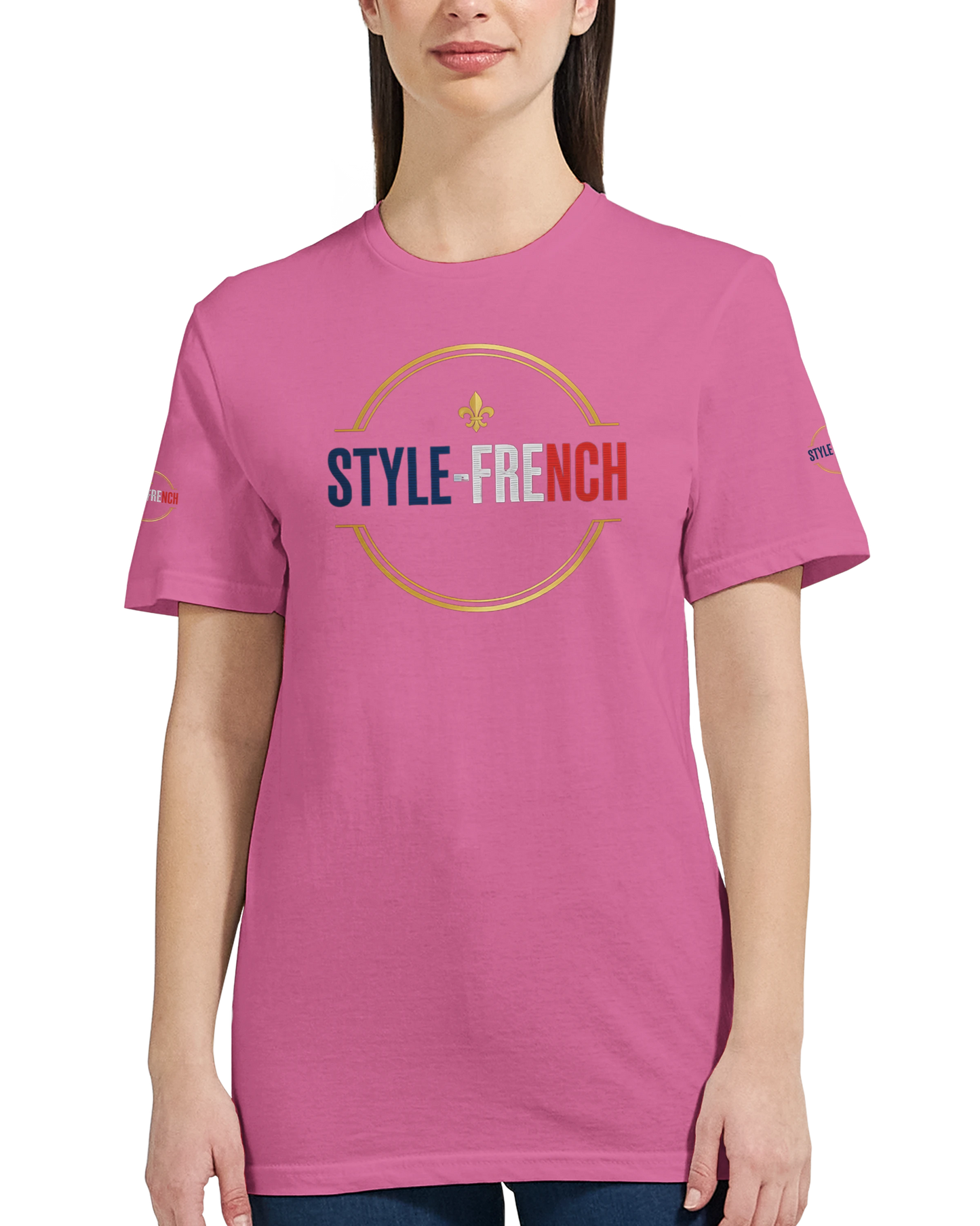 T-shirt Femme Liberté - Coton Premium Semi-Ajusté