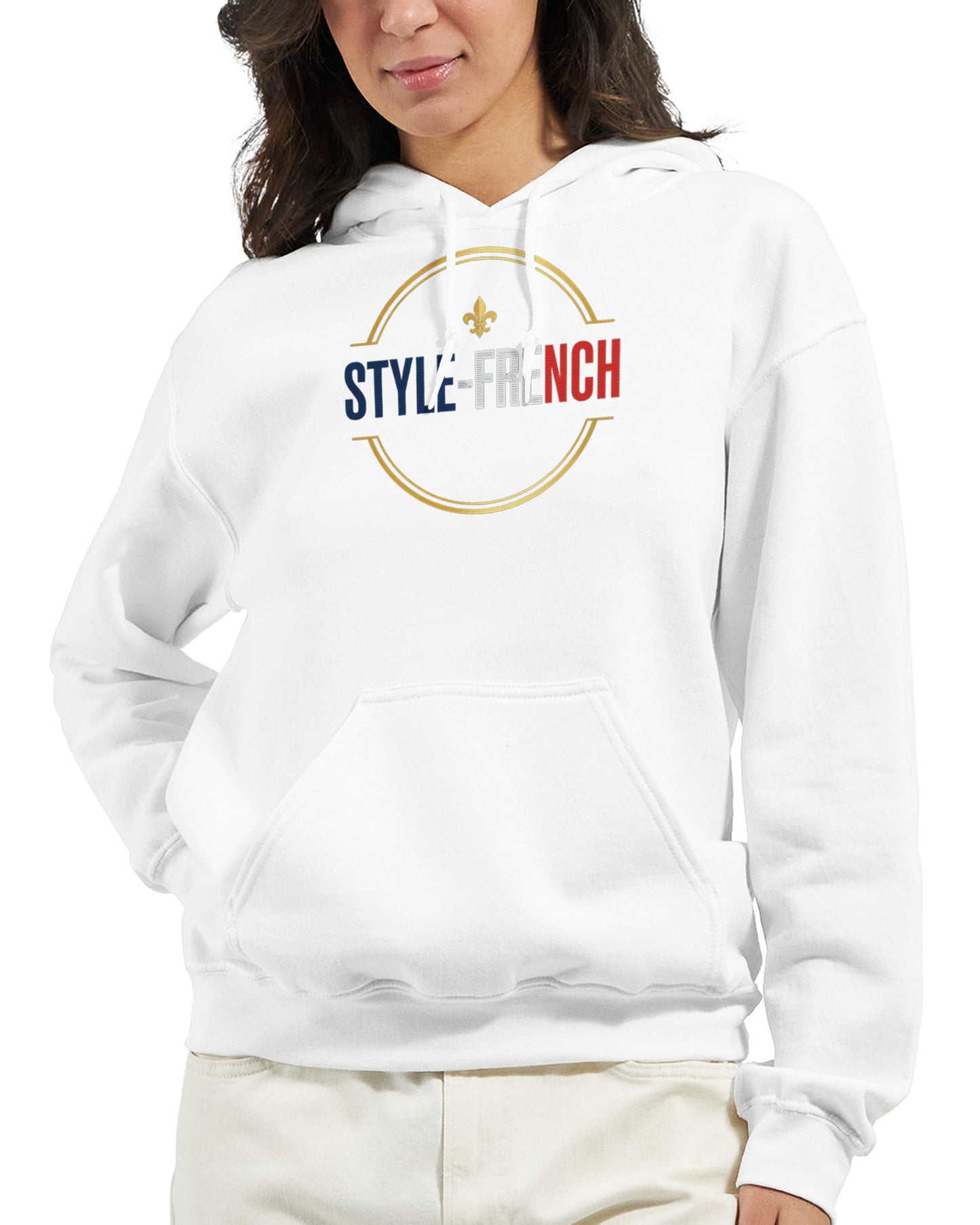 Sweat à capuche femme  Vive la France – Hoodie Premium Confortable et Résistant