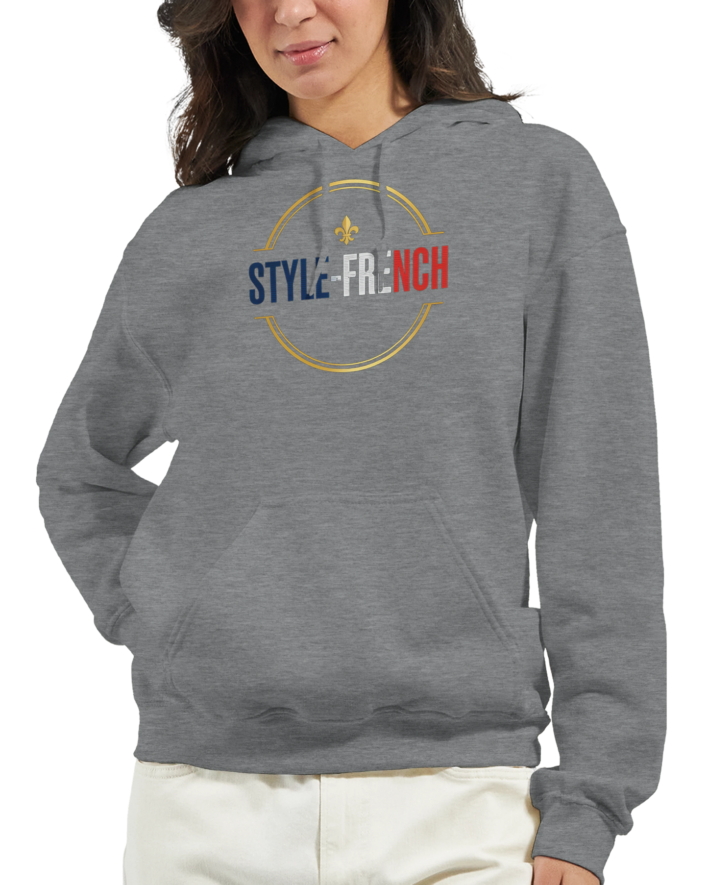 Sweat à capuche femme Rose Cathédrale – Confort Premium