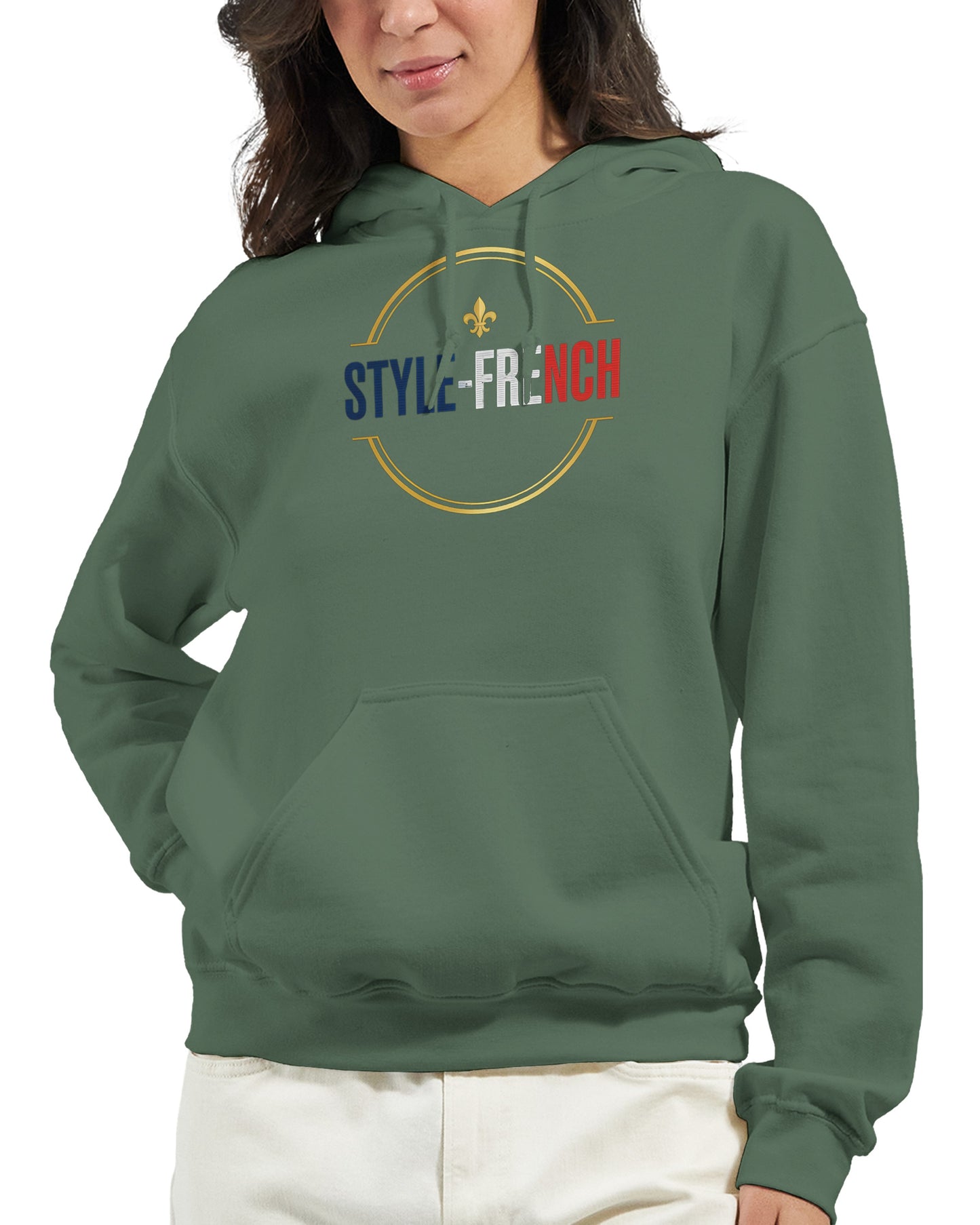 Sweat à capuche femme  Vive la France – Hoodie Premium Confortable et Résistant