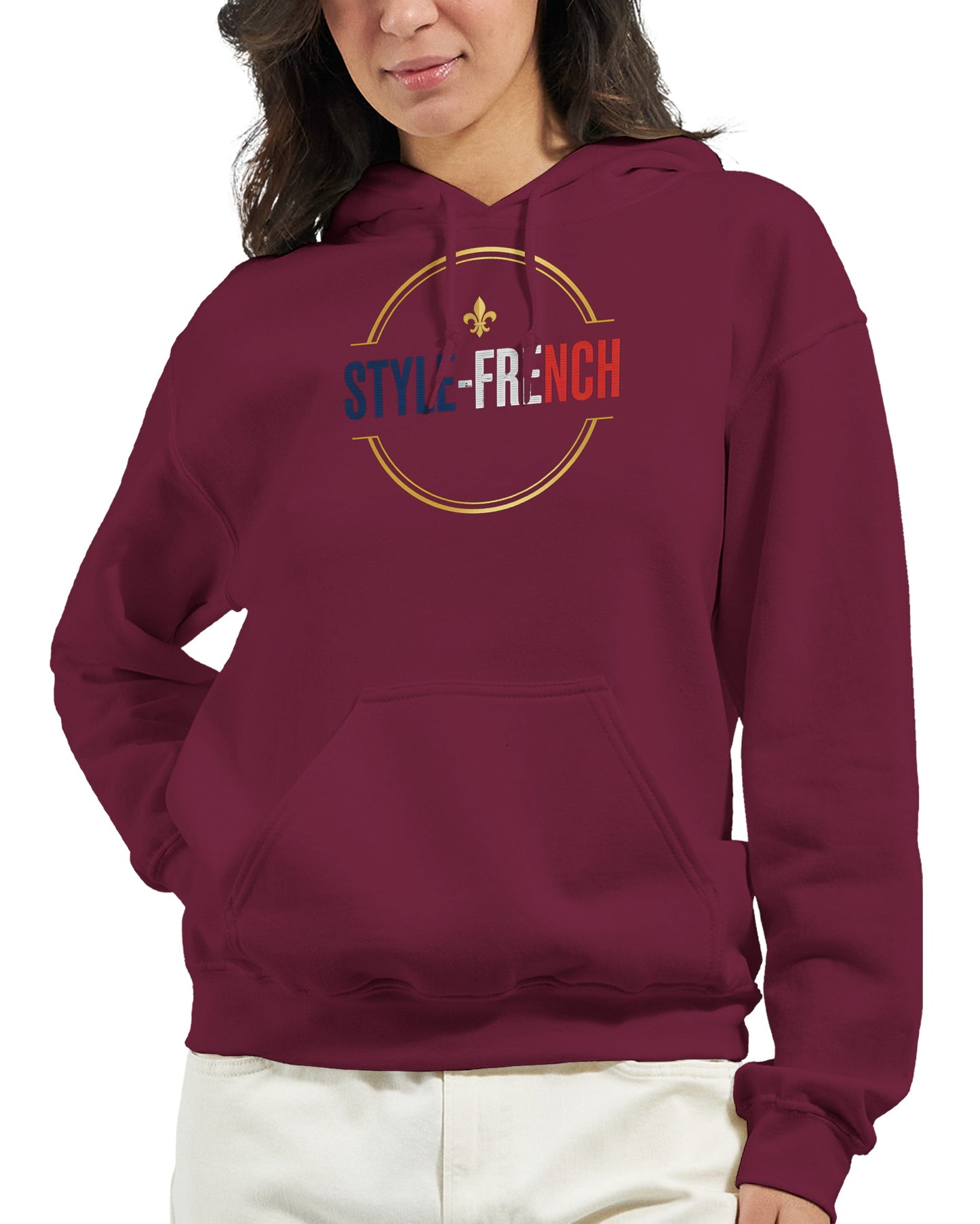 Sweat à capuche femme  Vive la France – Hoodie Premium Confortable et Résistant