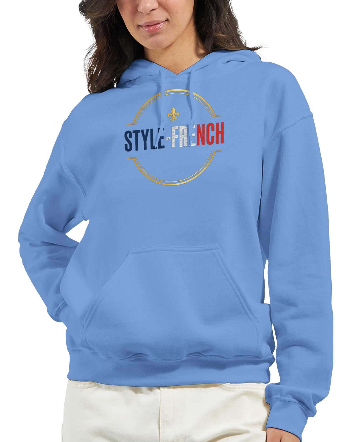 Sweat à capuche femme  Vive la France – Hoodie Premium Confortable et Résistant
