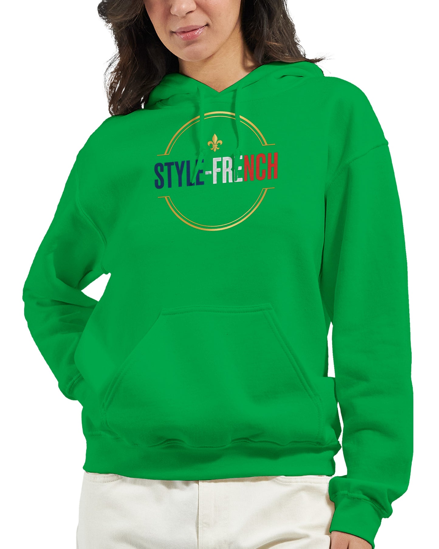 Sweat à capuche femme Debout la France - Hoodie en coton mélangé premium