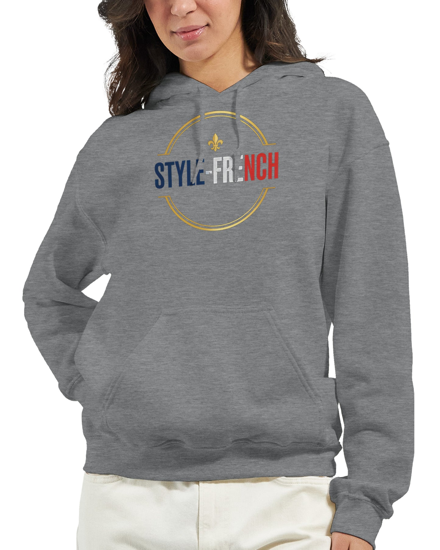Sweat à capuche femme  Vive la France – Hoodie Premium Confortable et Résistant