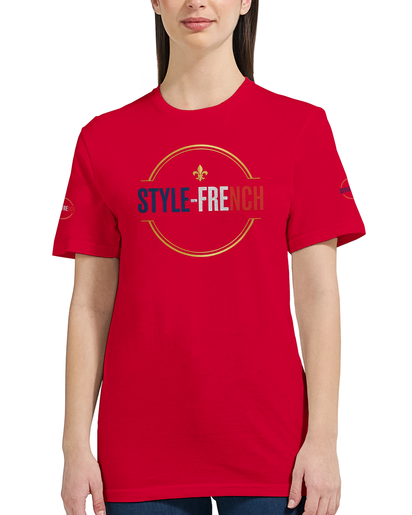 T-shirt Femme Liberté - Coton Premium Semi-Ajusté