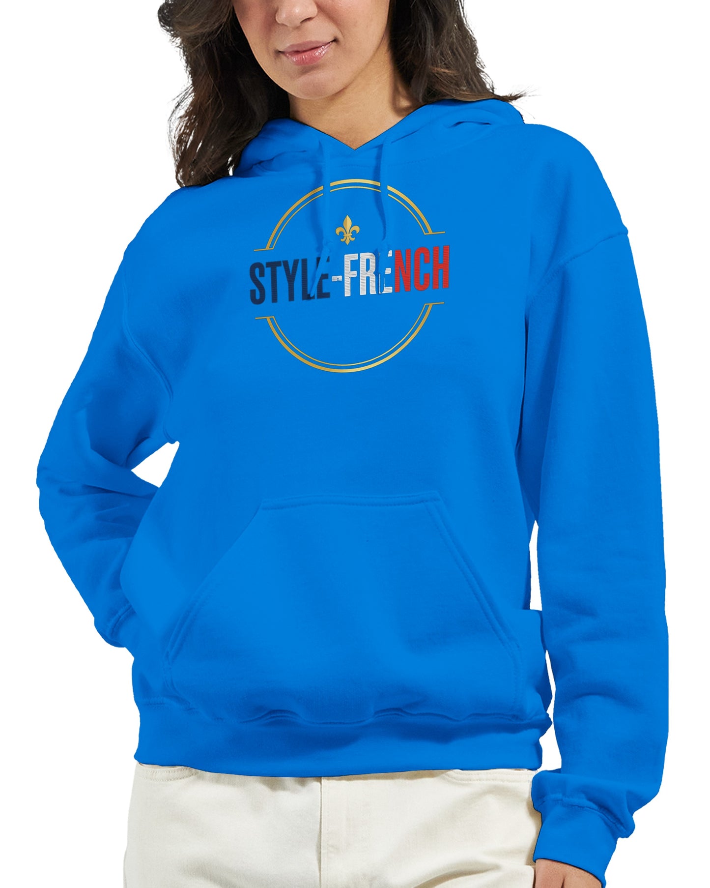 Sweat à capuche femme  Vive la France – Hoodie Premium Confortable et Résistant