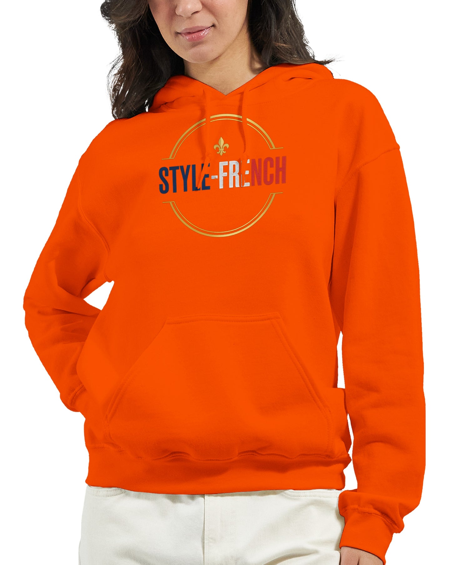 Sweat à capuche femme  Vive la France – Hoodie Premium Confortable et Résistant
