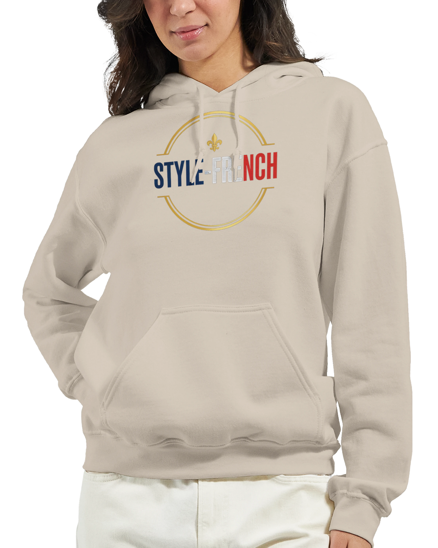 Sweat à capuche femme Rose Cathédrale – Confort Premium