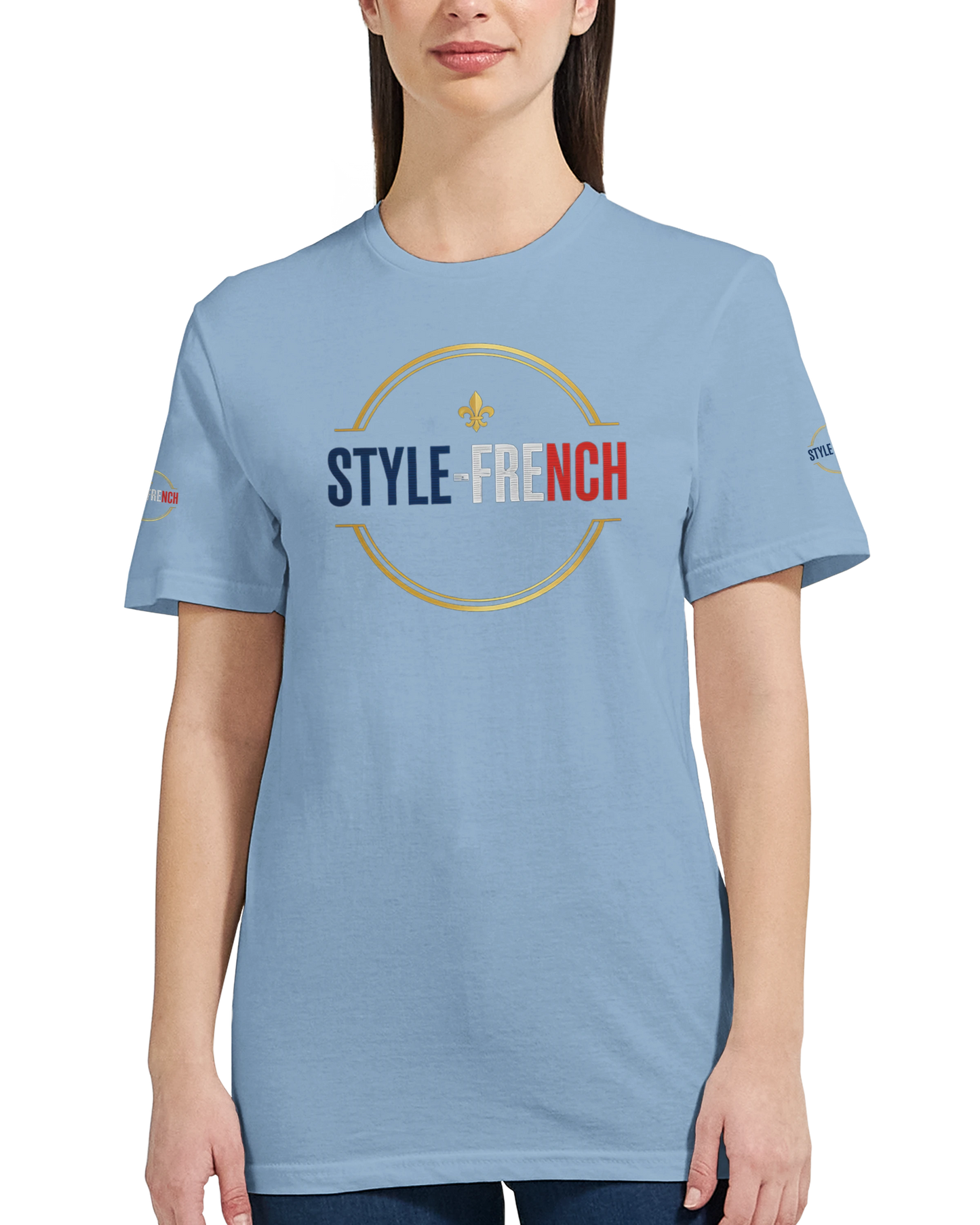 T-shirt Femme Liberté - Coton Premium Semi-Ajusté