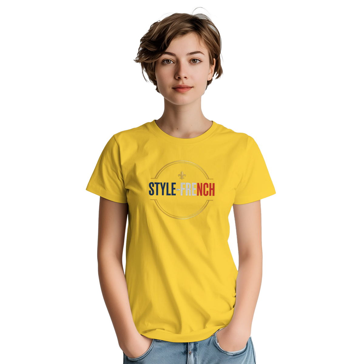 T-shirt Femme Jeanne d'Arc - Symbole Iconique en Coton Premium