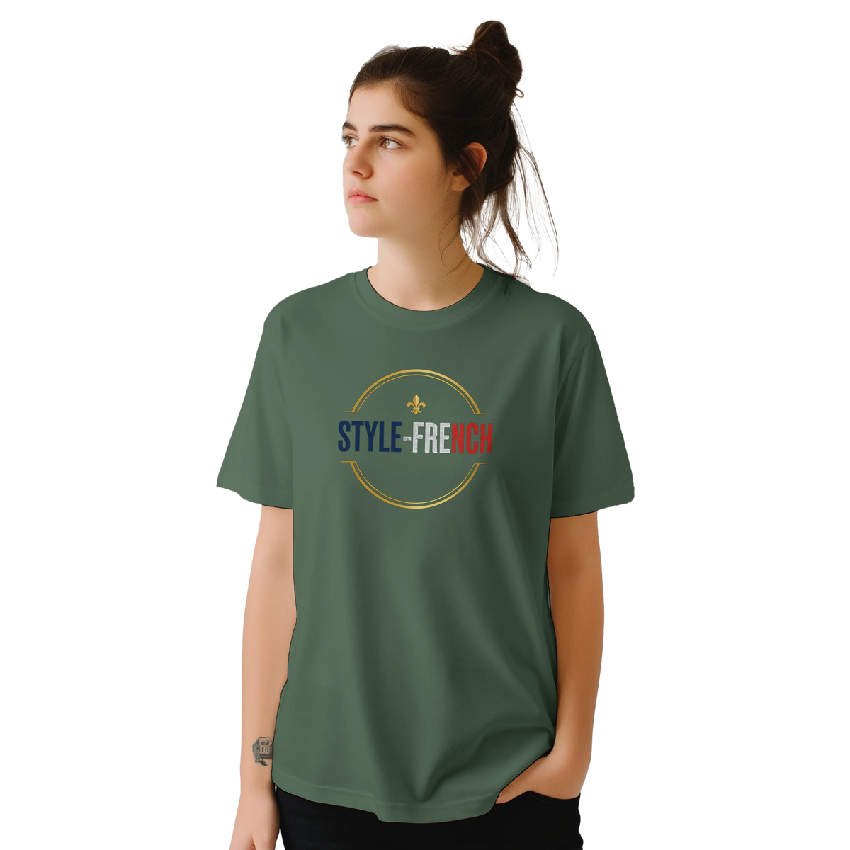 T-shirt  femme L'âme de France – Premium Cotton Tee with Classic French Design