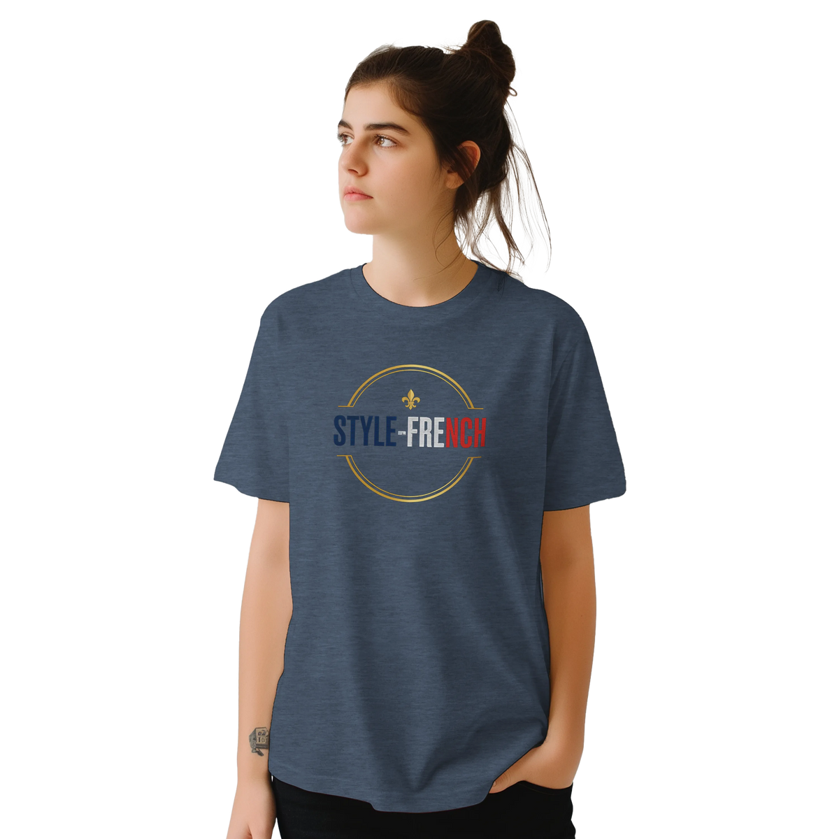 T-shirt  femme L'âme de France – Premium Cotton Tee with Classic French Design