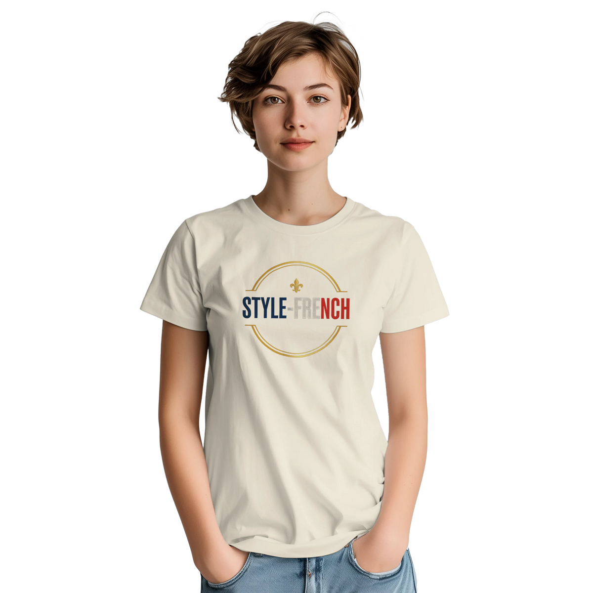T-shirt Femme Jeanne d'Arc - Symbole Iconique en Coton Premium