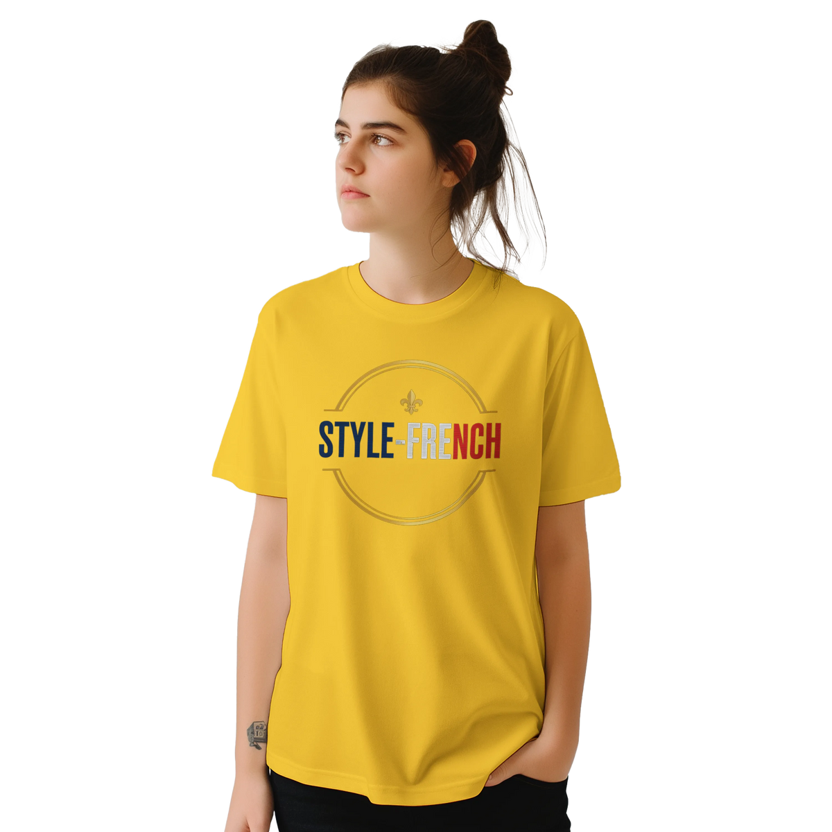 T-Shirt Unisexe Liberté Égalité Apéritif - T-Shirt Humoristique en Coton Premium