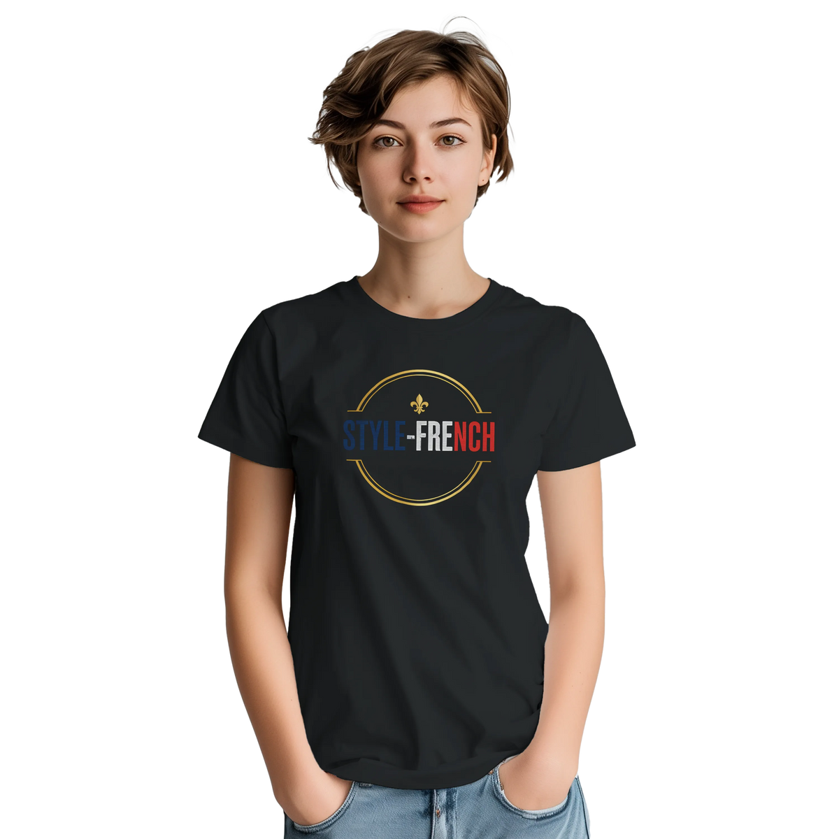 T-shirt Femme Jeanne d'Arc - Symbole Iconique en Coton Premium