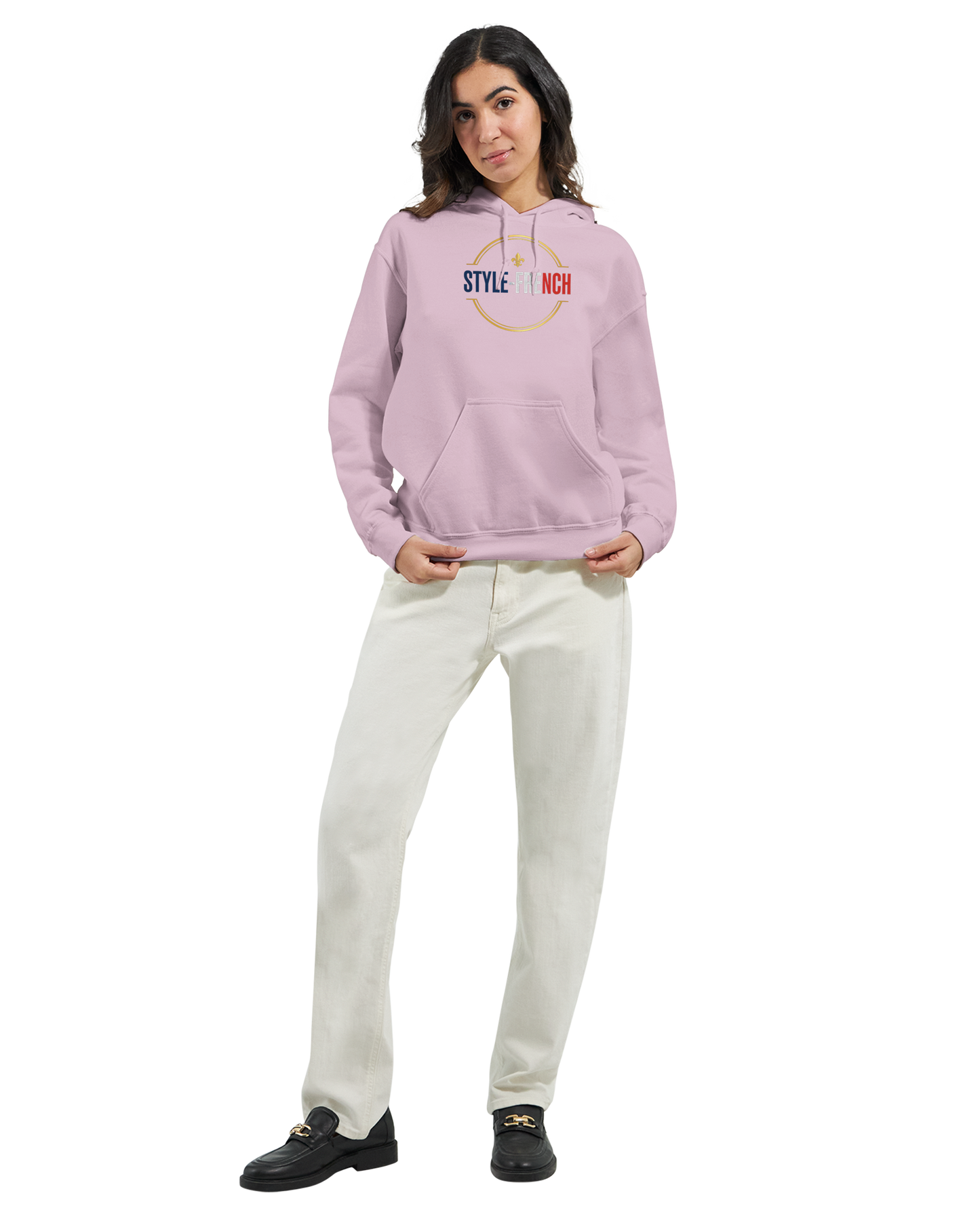 Sweat à Capuche Femme Fière d'être Française - Confort Premium