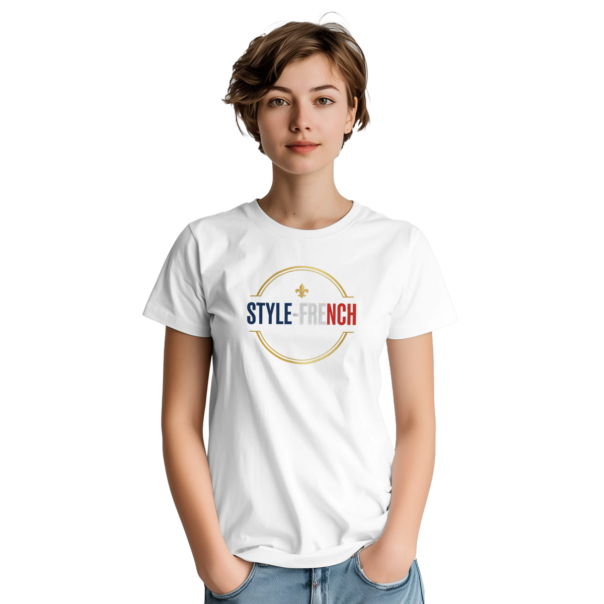 T-shirt Femme Jeanne d'Arc - Symbole Iconique en Coton Premium
