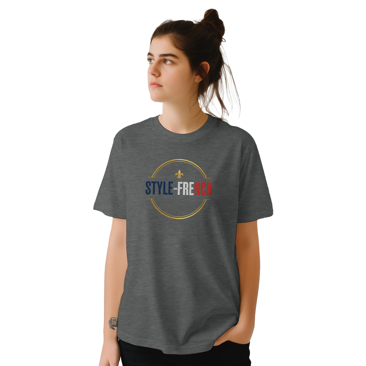 T-shirt  femme L'âme de France – Premium Cotton Tee with Classic French Design