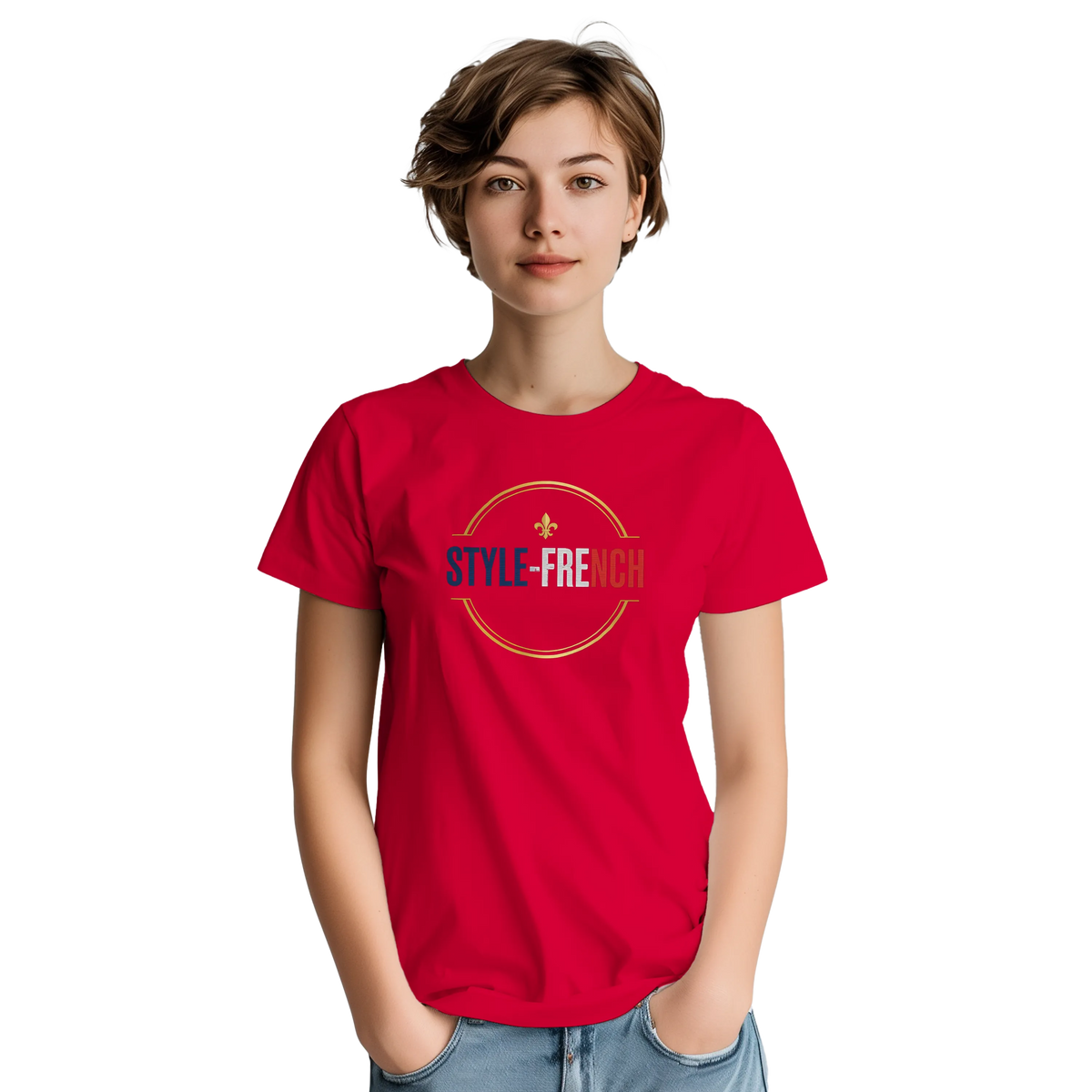 T-shirt Femme Jeanne d'Arc - Symbole Iconique en Coton Premium