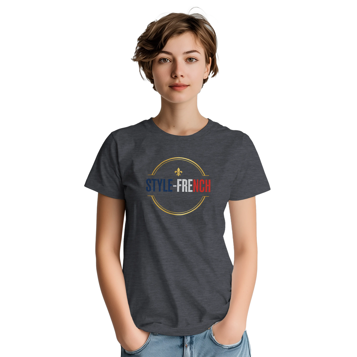T-shirt Femme Jeanne d'Arc - Symbole Iconique en Coton Premium