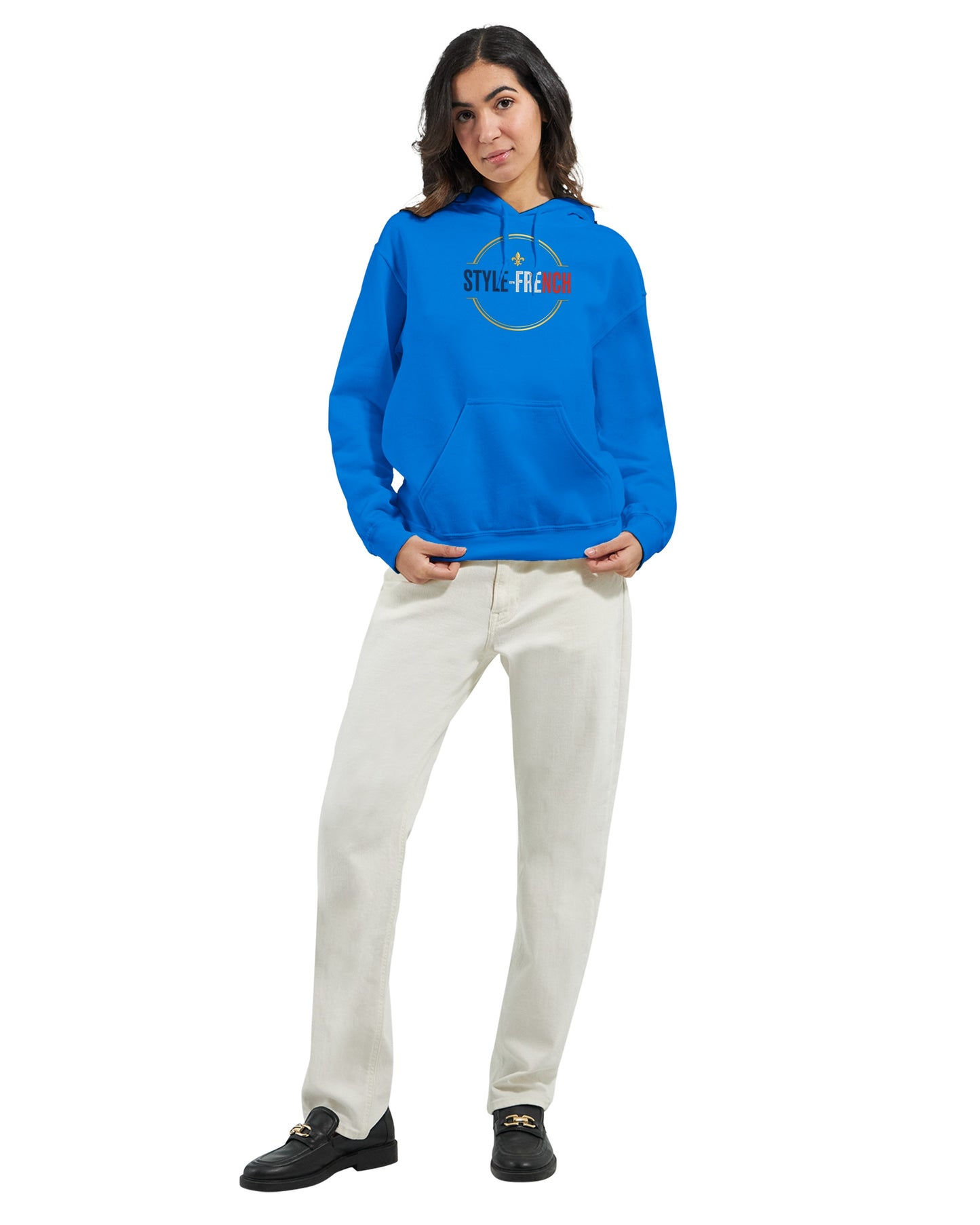 Sweat à capuche femme Debout la France - Hoodie en coton mélangé premium