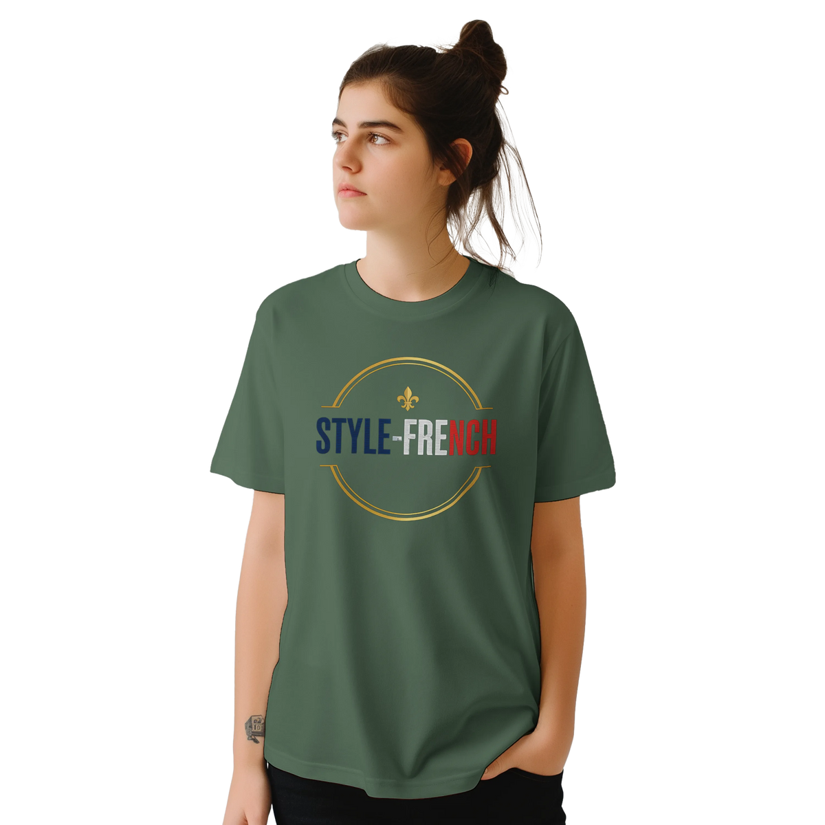 T-Shirt Unisexe Liberté Égalité Apéritif - T-Shirt Humoristique en Coton Premium