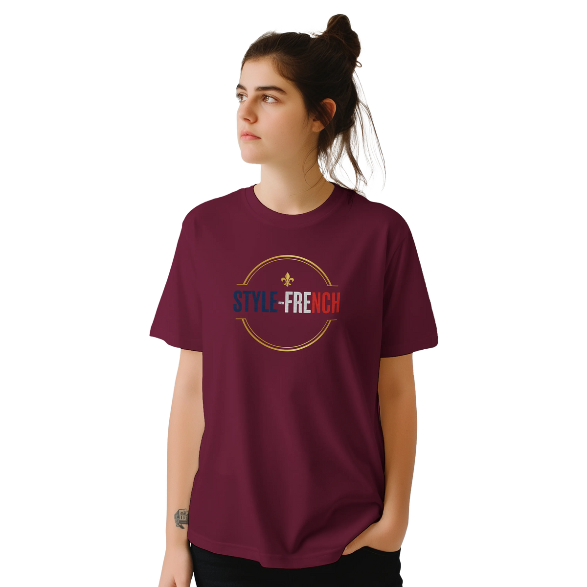 T-shirt  femme L'âme de France – Premium Cotton Tee with Classic French Design