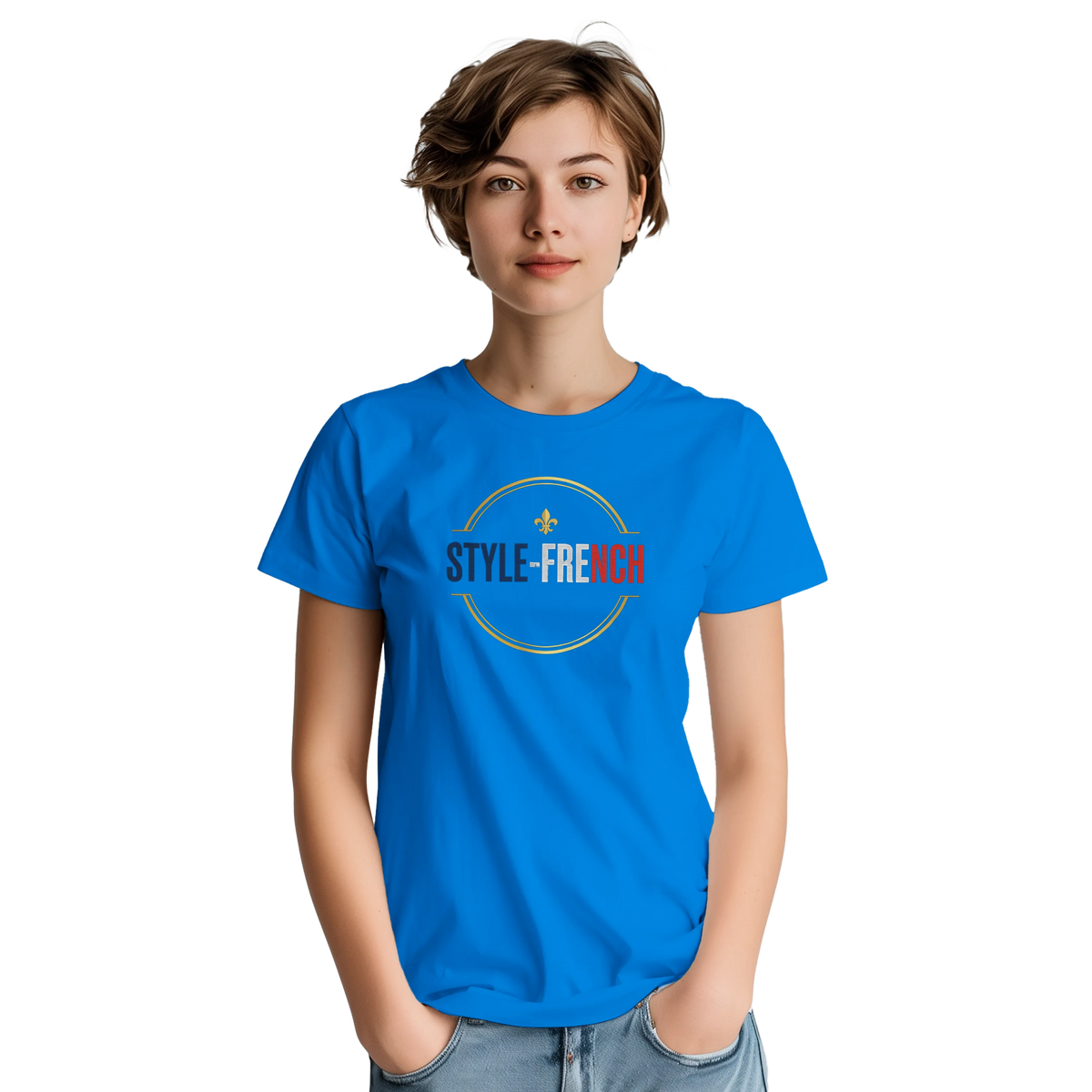 T-Shirt Femme Rose Cathédrale | Gildan 5000 Coton Épais