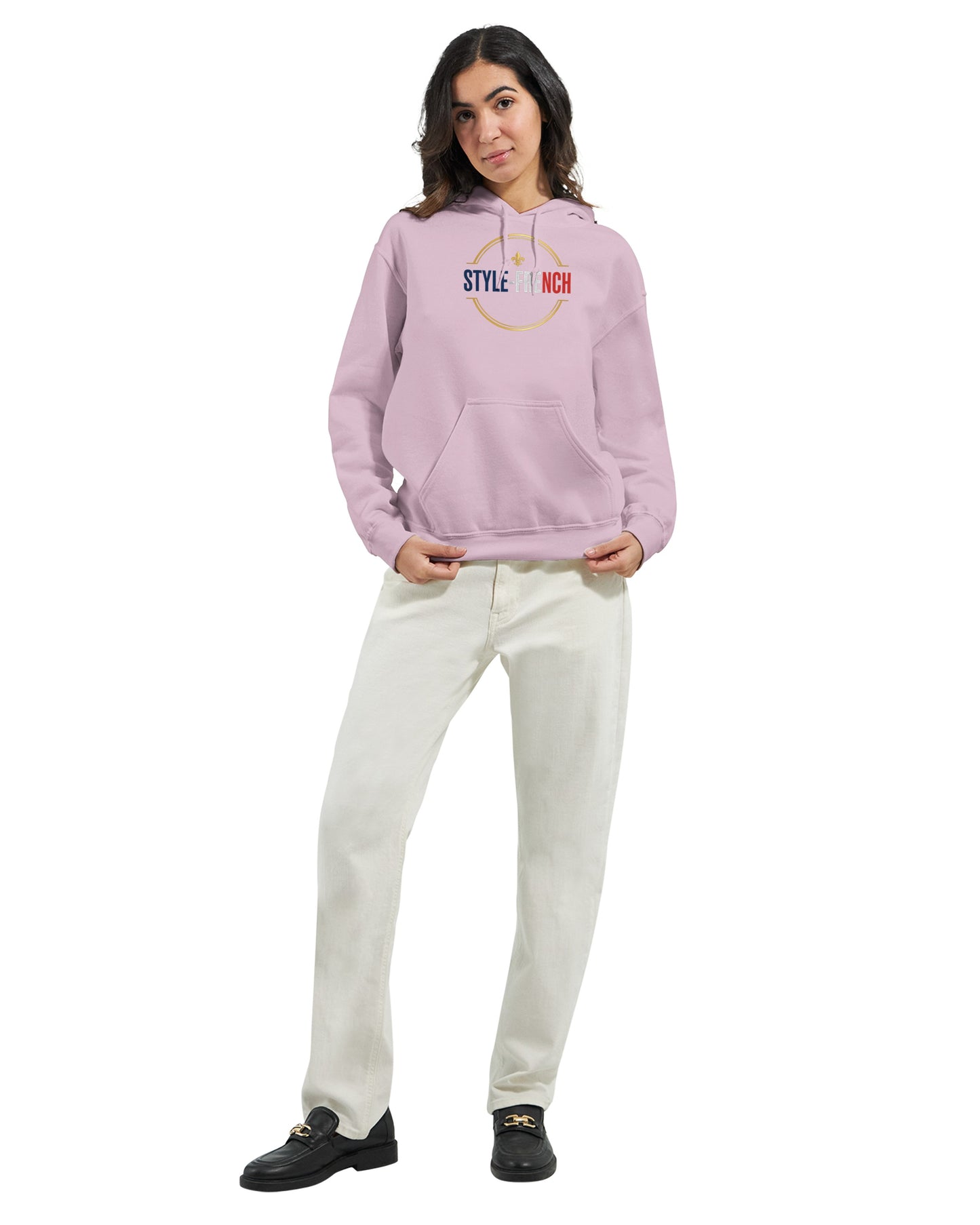 Sweat à capuche femme Debout la France - Hoodie en coton mélangé premium
