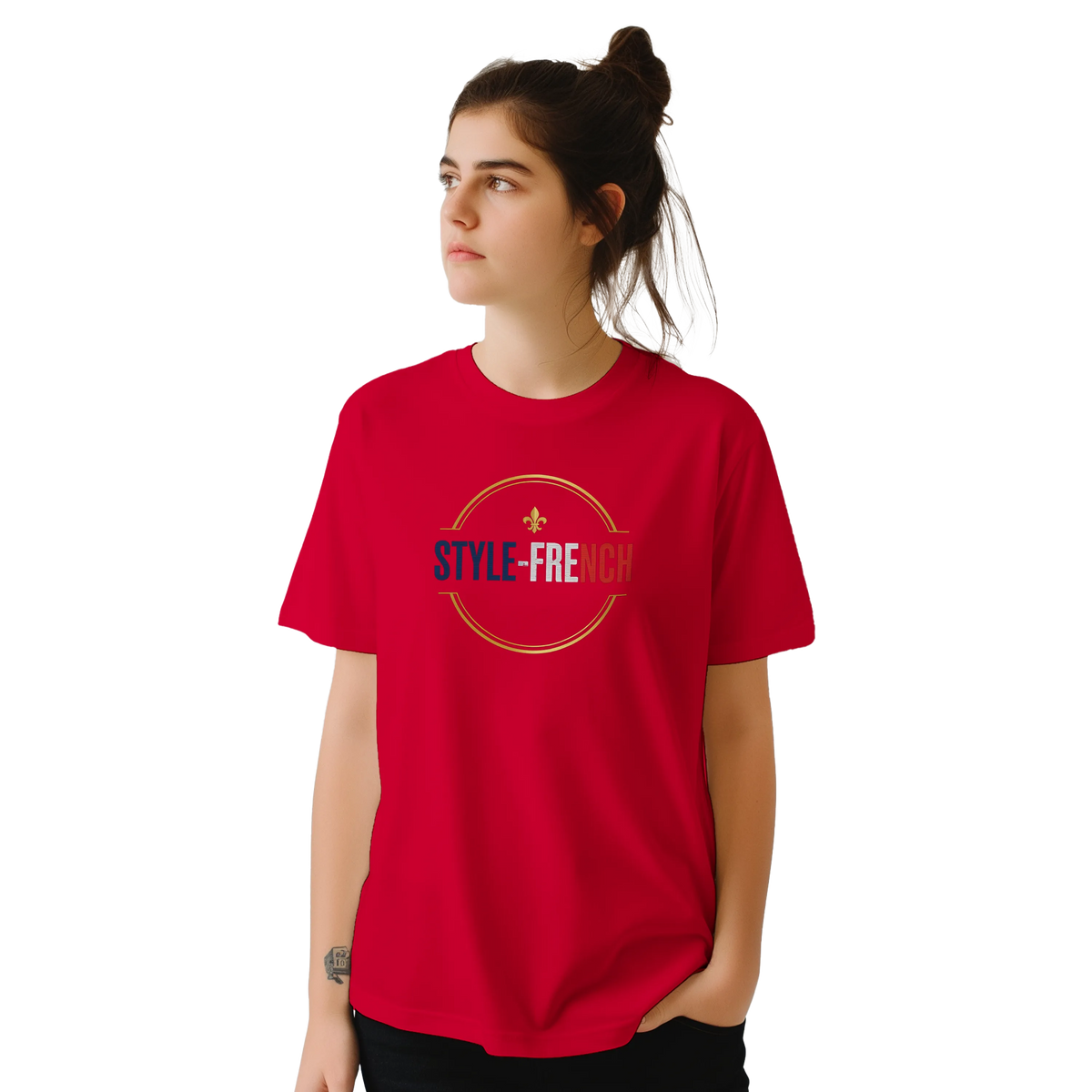 T-shirt  femme L'âme de France – Premium Cotton Tee with Classic French Design