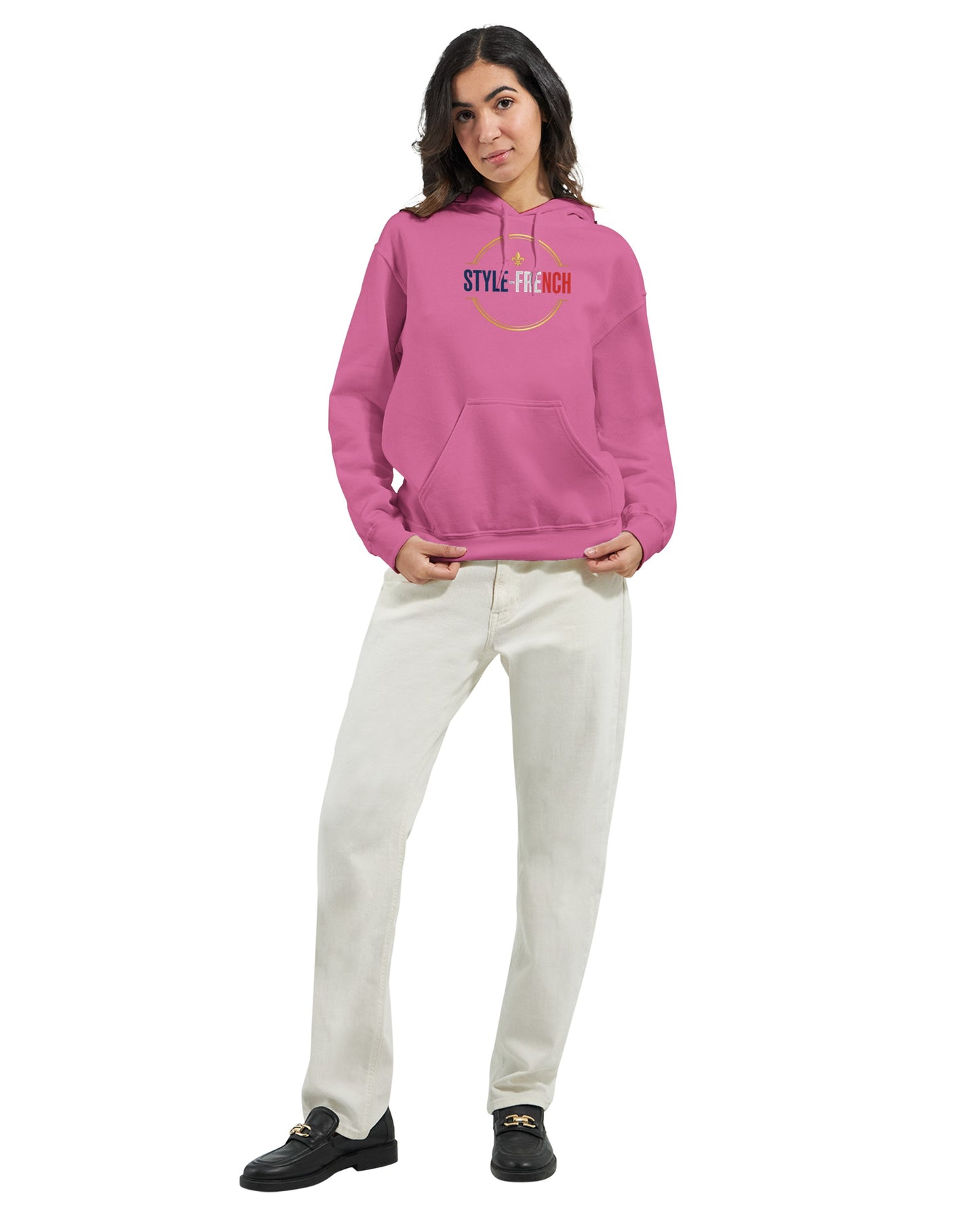 Sweat à capuche femme Debout la France - Hoodie en coton mélangé premium