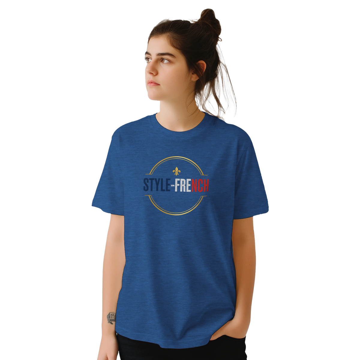T-shirt Femme Liberté Classique – Col Ras du Cou Gildan 64000